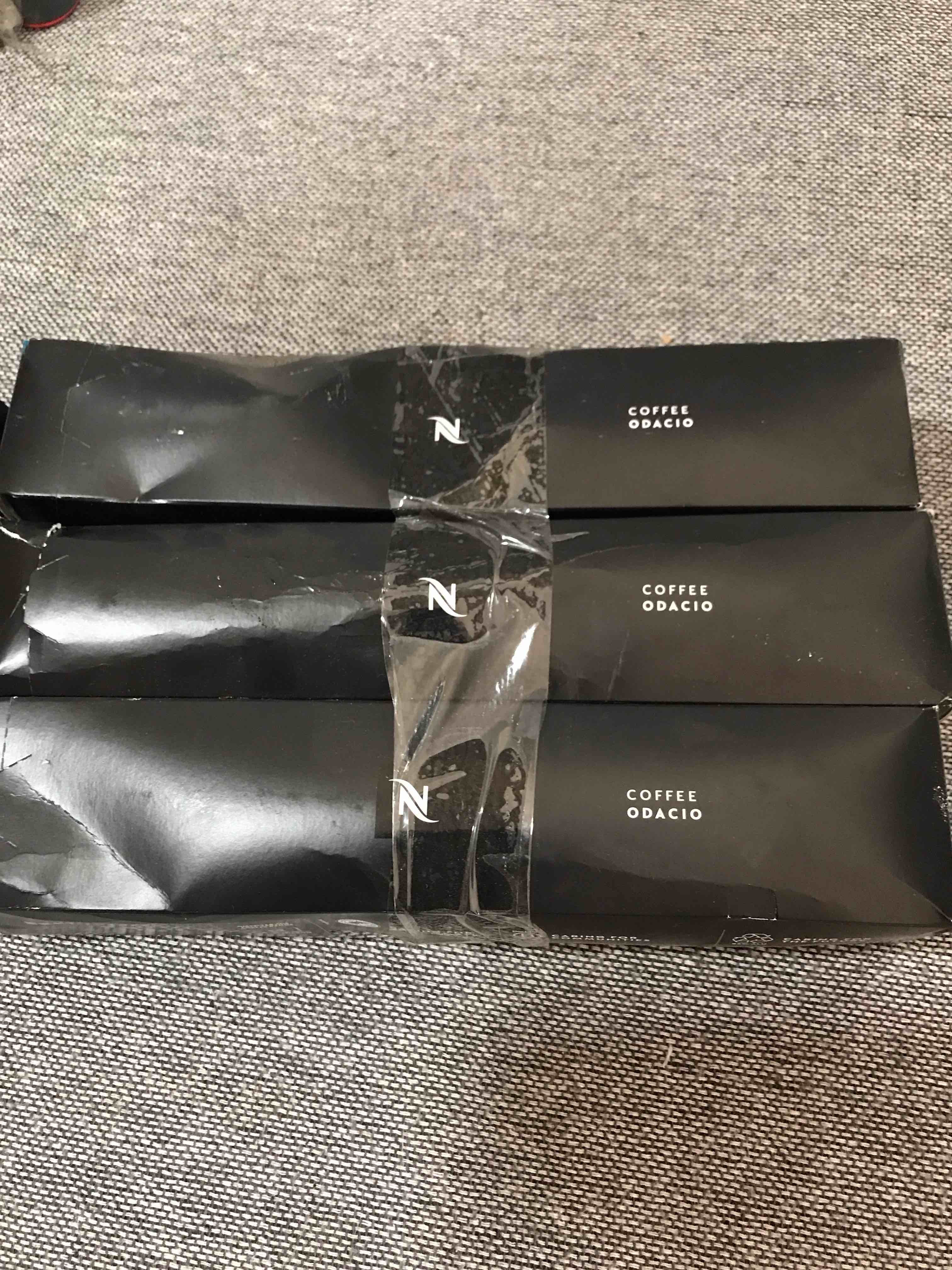Condition photo showing Good Condition for NEE JOO] Odacio Intenso Stormio 30 Variety Pack, Dark Roast Coffee, 30 Count Coffee Pods, Brews 7.8 oz.