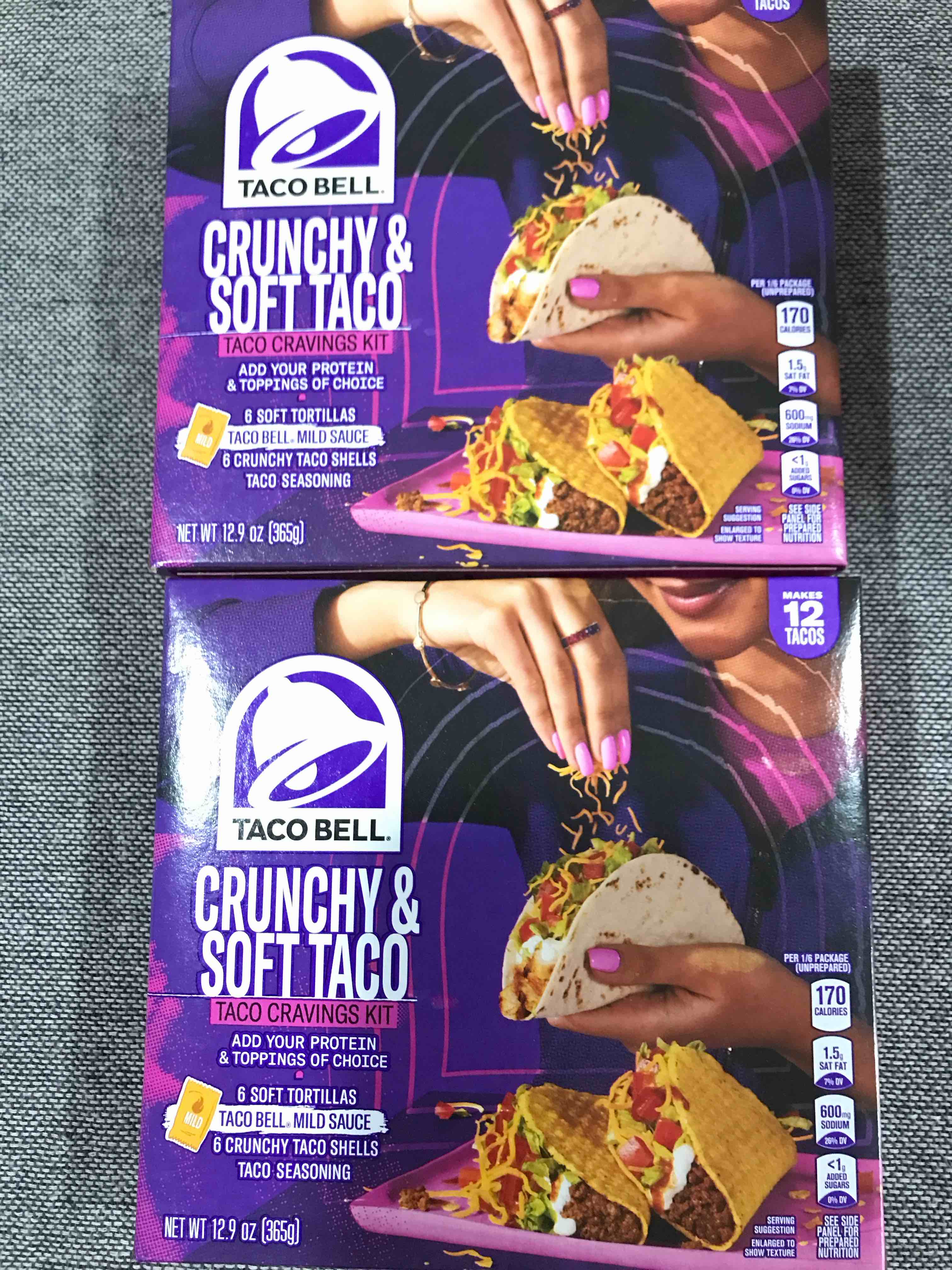 Condition photo showing Good Condition for Taco Bell Crunchy & Soft Taco Kit - 12.9oz