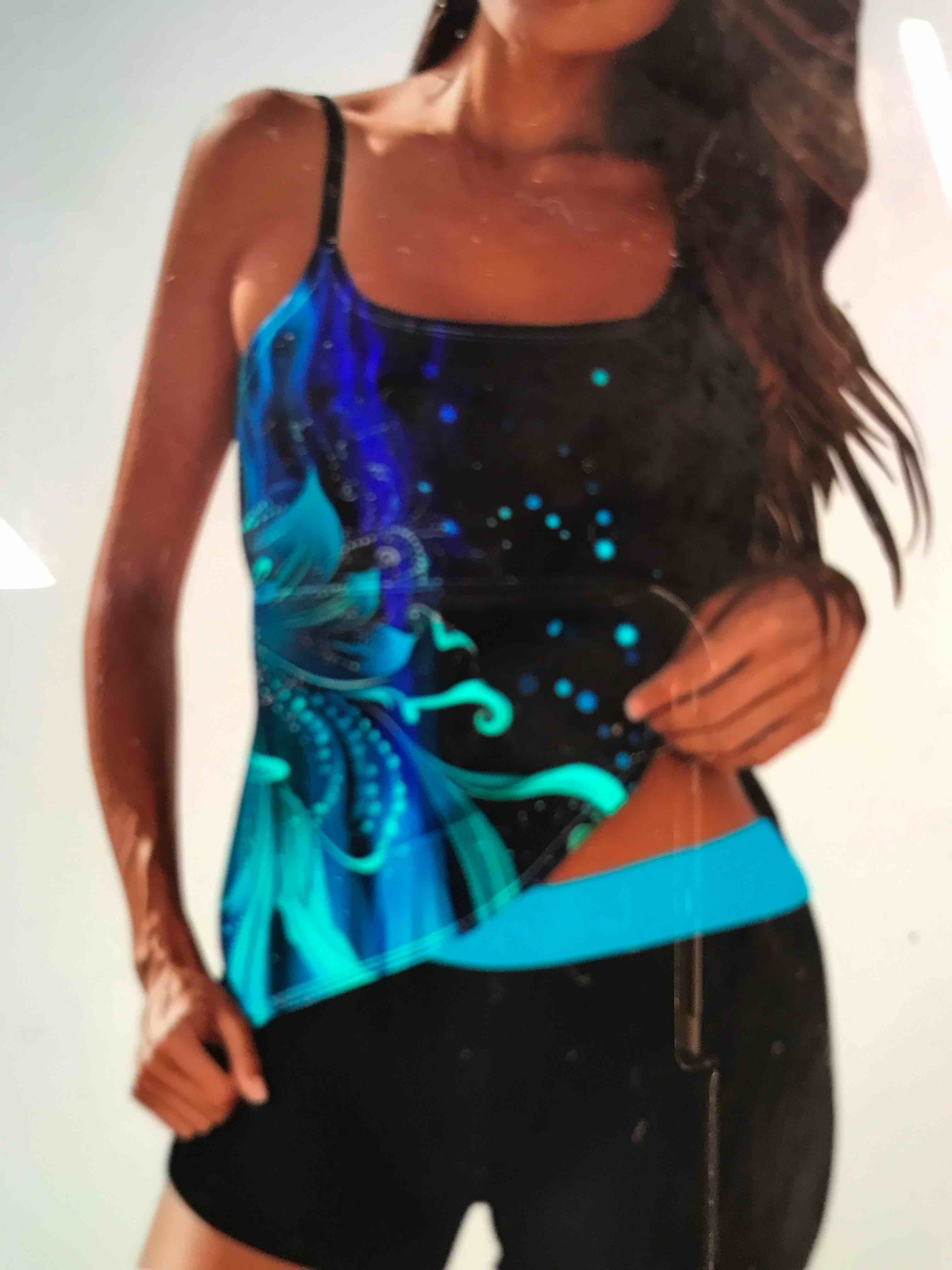 Karight Women’s XXL swimsuit with swim shorts