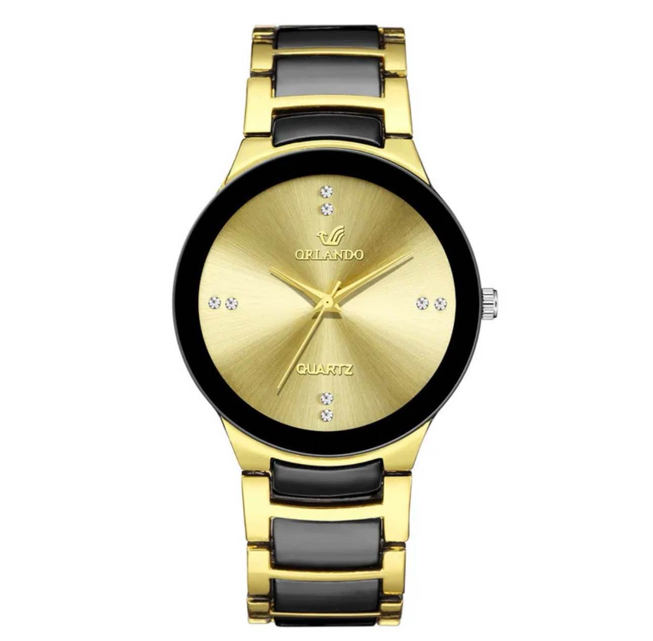 Luxury Gold/Black Watch