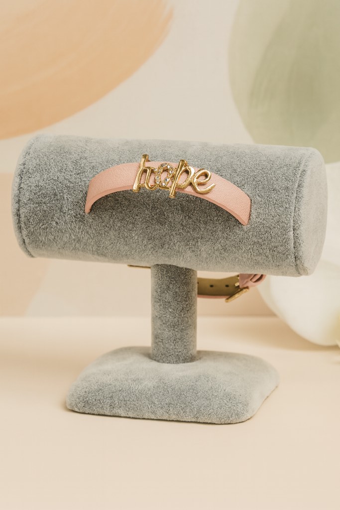 Beautiful leather bracelet 