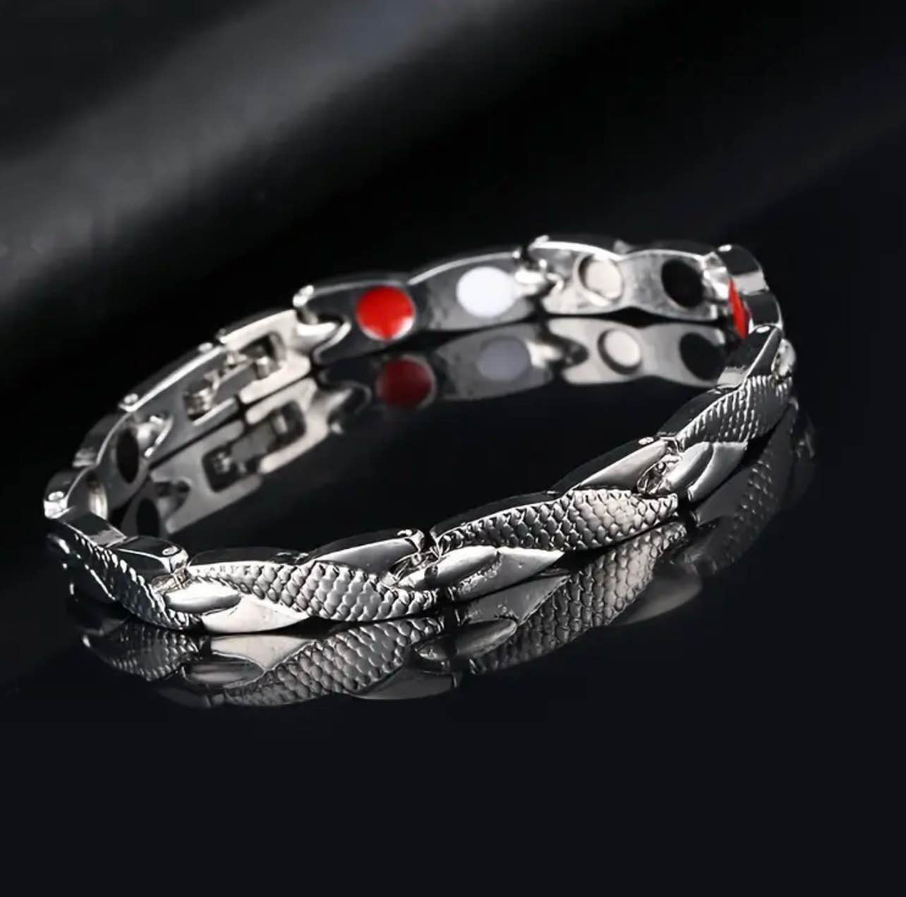 Men’s 926 silver plated 7mm bracelet 