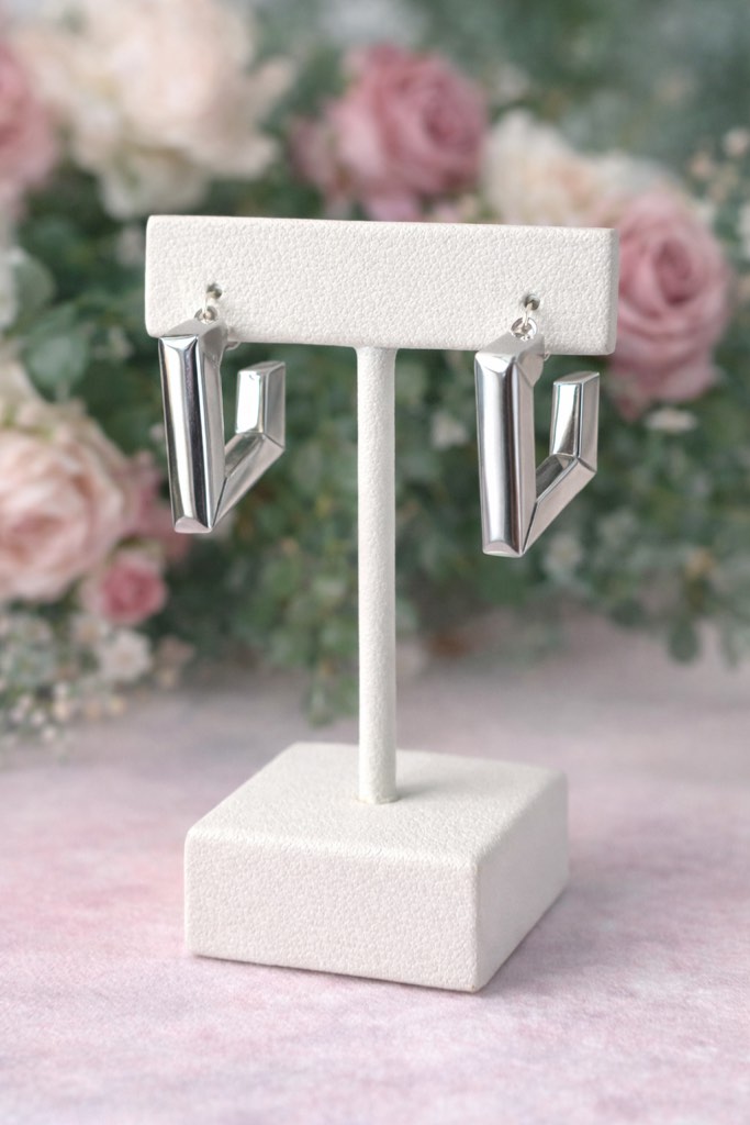 Beautiful 925 Silver Plated Earrings 