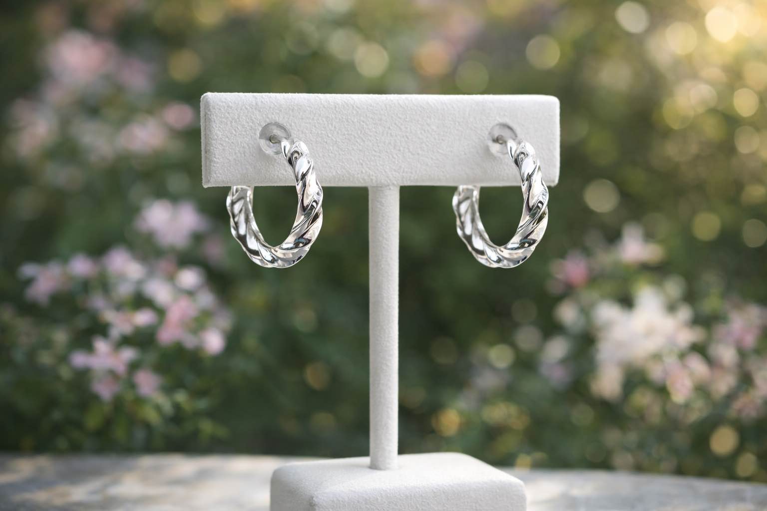 beautiful 925 silver plated earrings