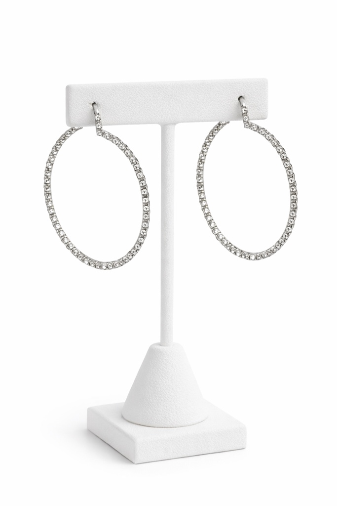 beautiful 925 silver plated earrings