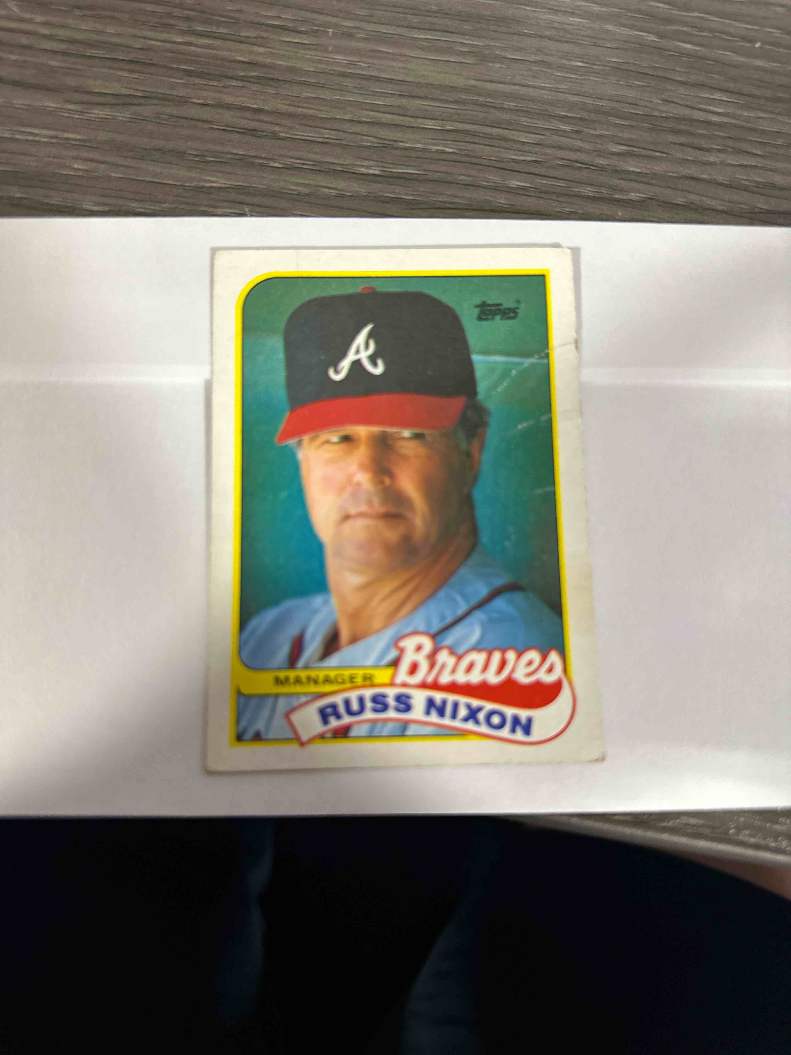 1989 TOPPS # 564 RUSS NIXON   BASEBALL CARD