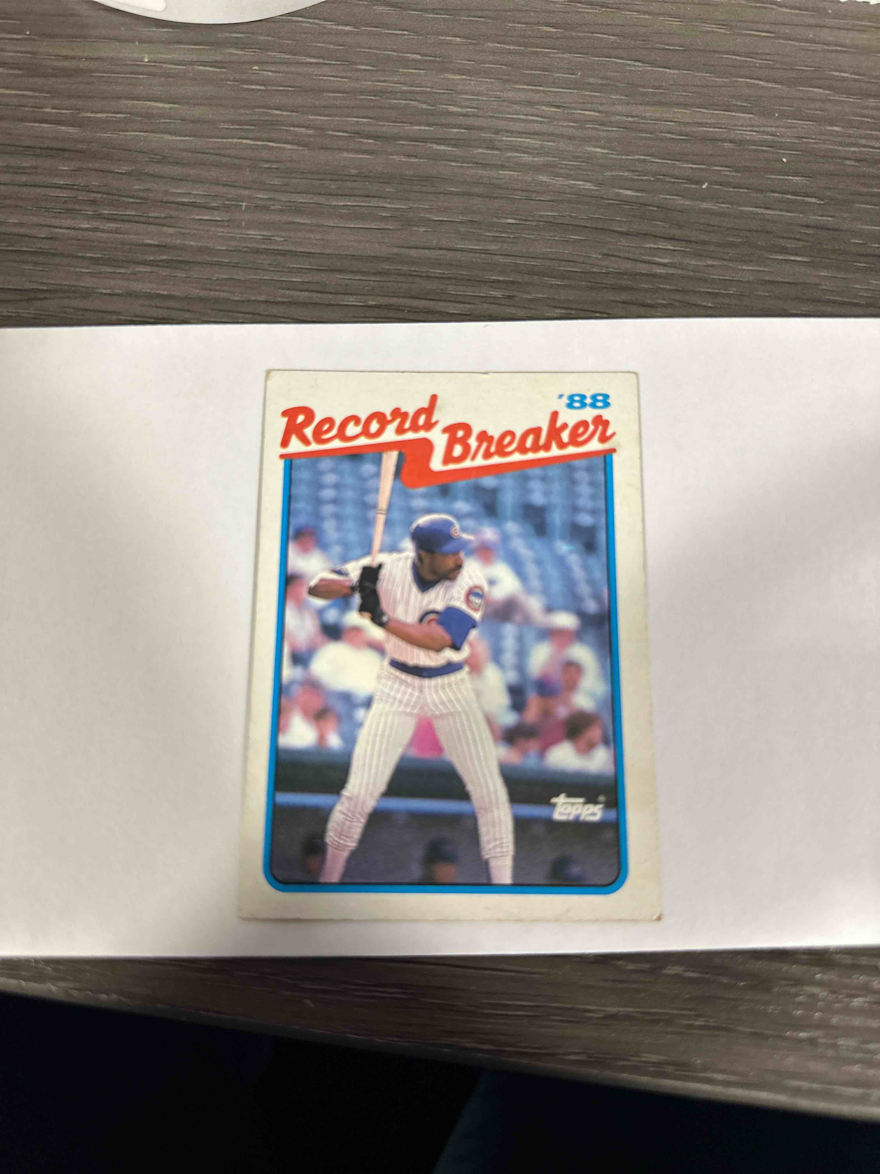 1989 Topps - Record Breaker Andre Dawson #4