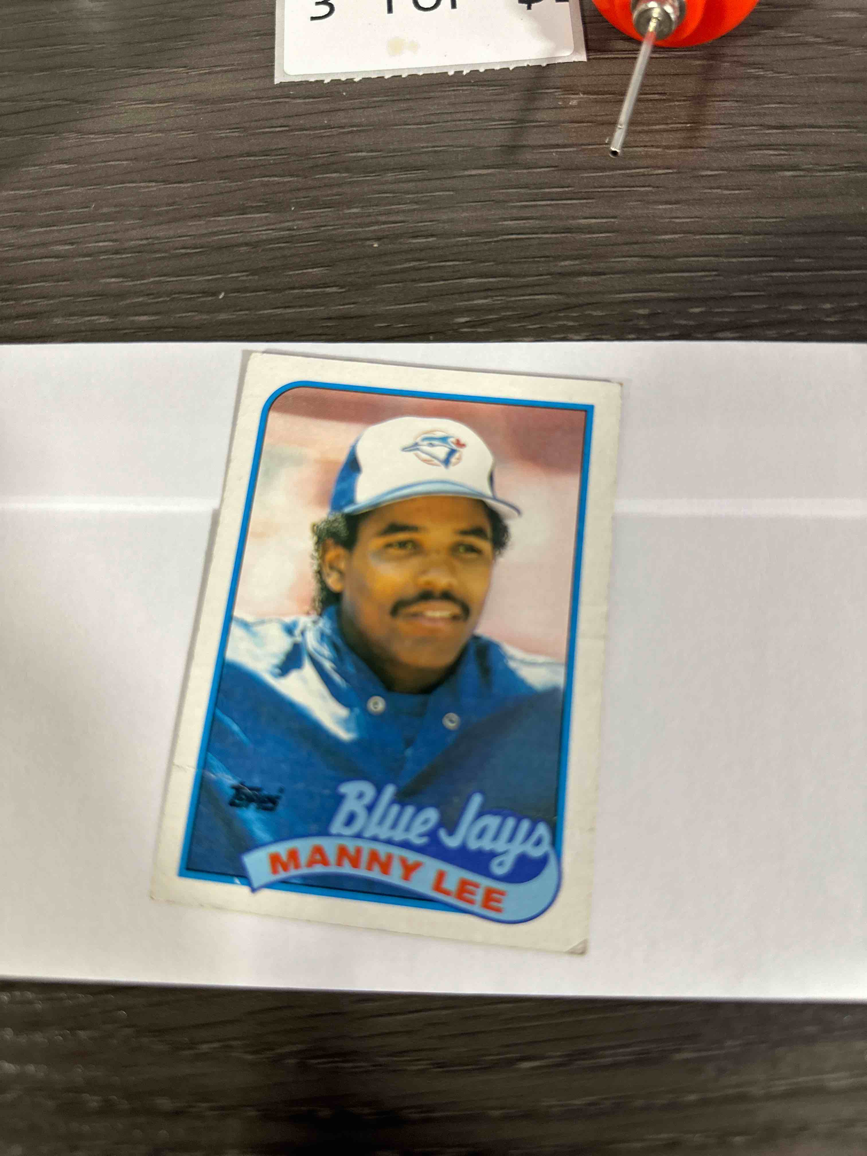 1989 Topps #371 Manny Lee Toronto Blue Jays