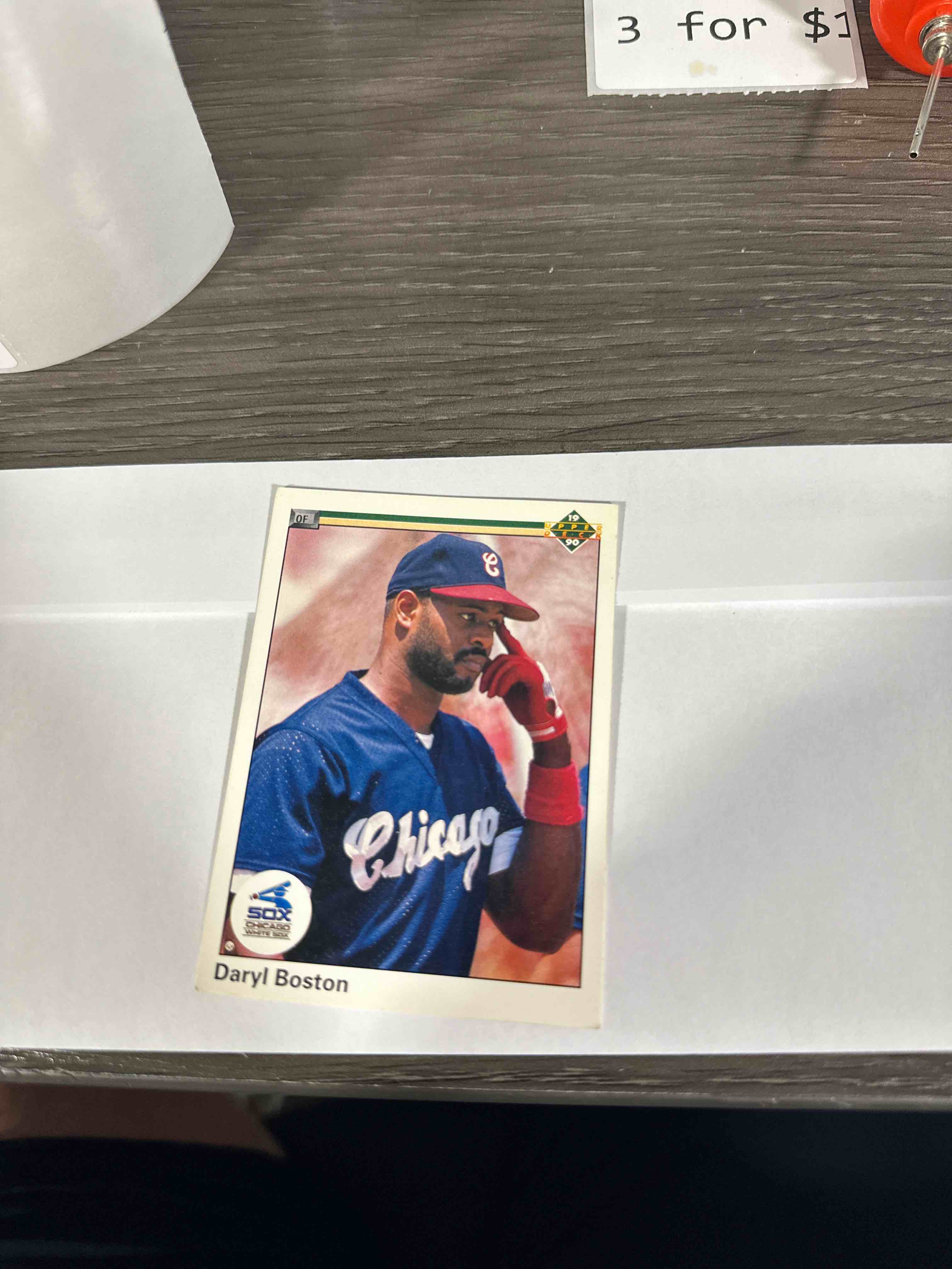 1990 Upper Deck - #529 Daryl Boston