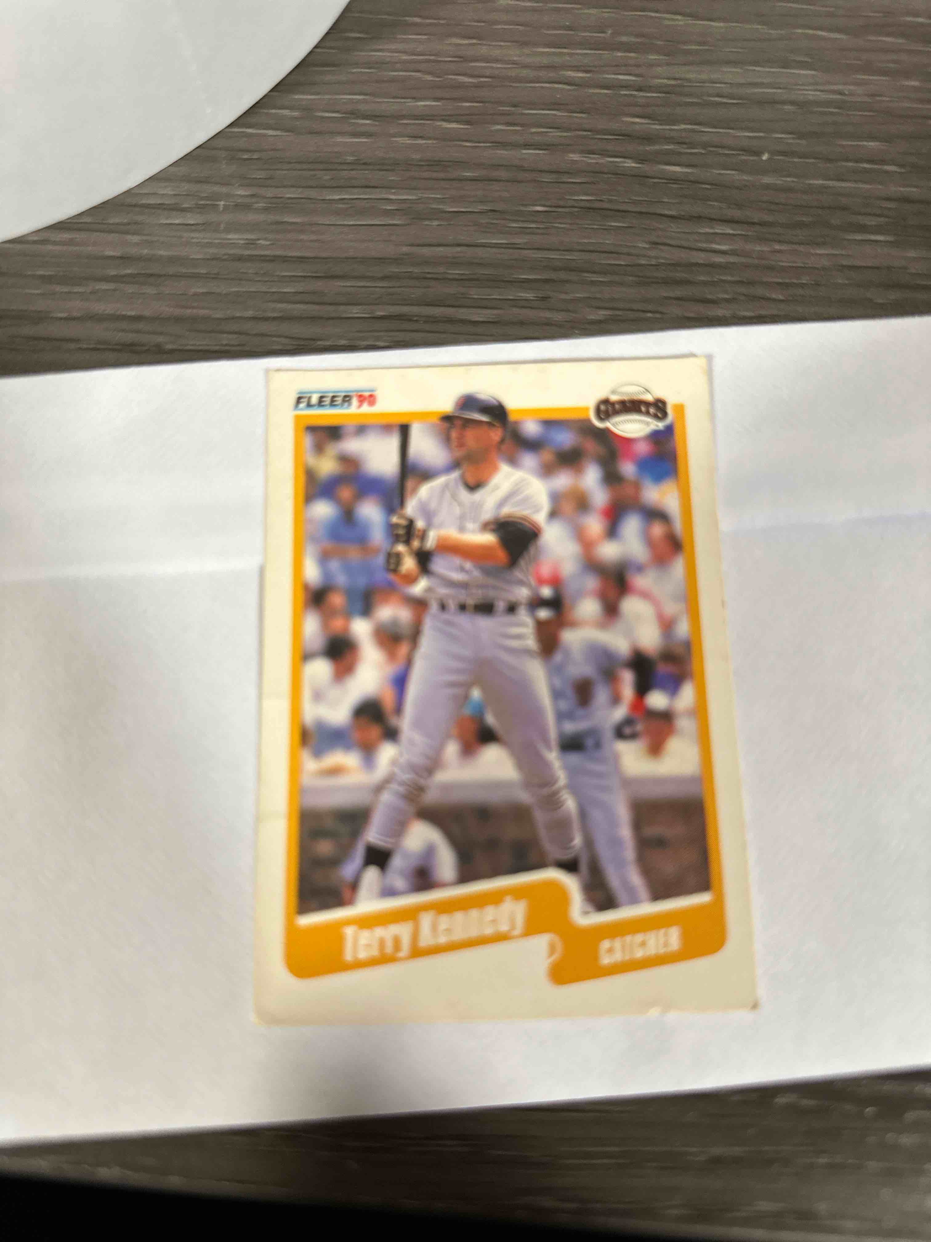 1990 FLEER CANADIAN BASEBALL CARDS  / 58 TERRY KENNEDY SAN FRANCISCO GIANTS