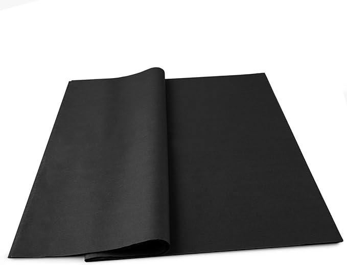 YESON Black Tissue Paper,For Gifts Wrapping and DIY Crafts,19.6 in x 13.7 in,30 Sheets