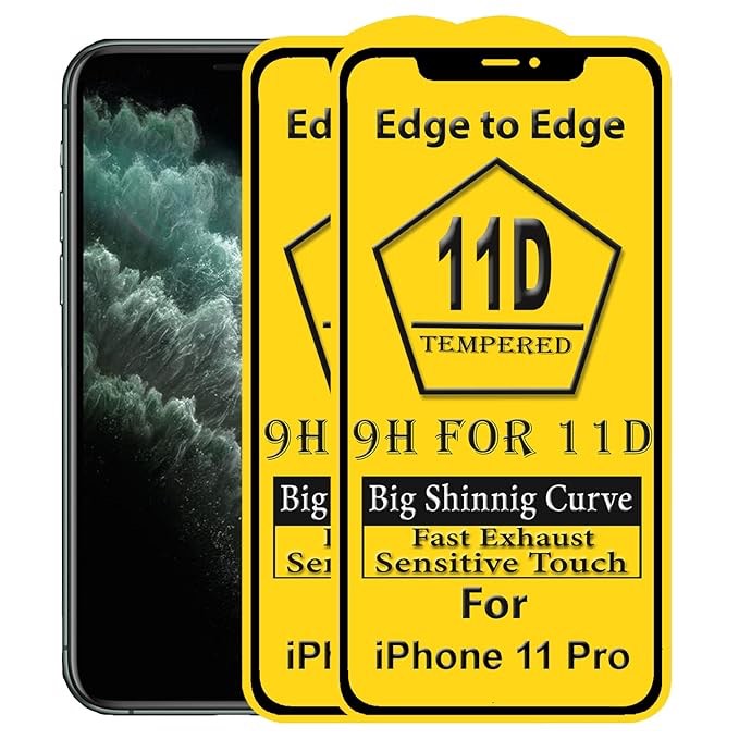 iPhone 11 Pro Screen Protector 11D Tempered Glass Compatible for iPhone 11 Pro