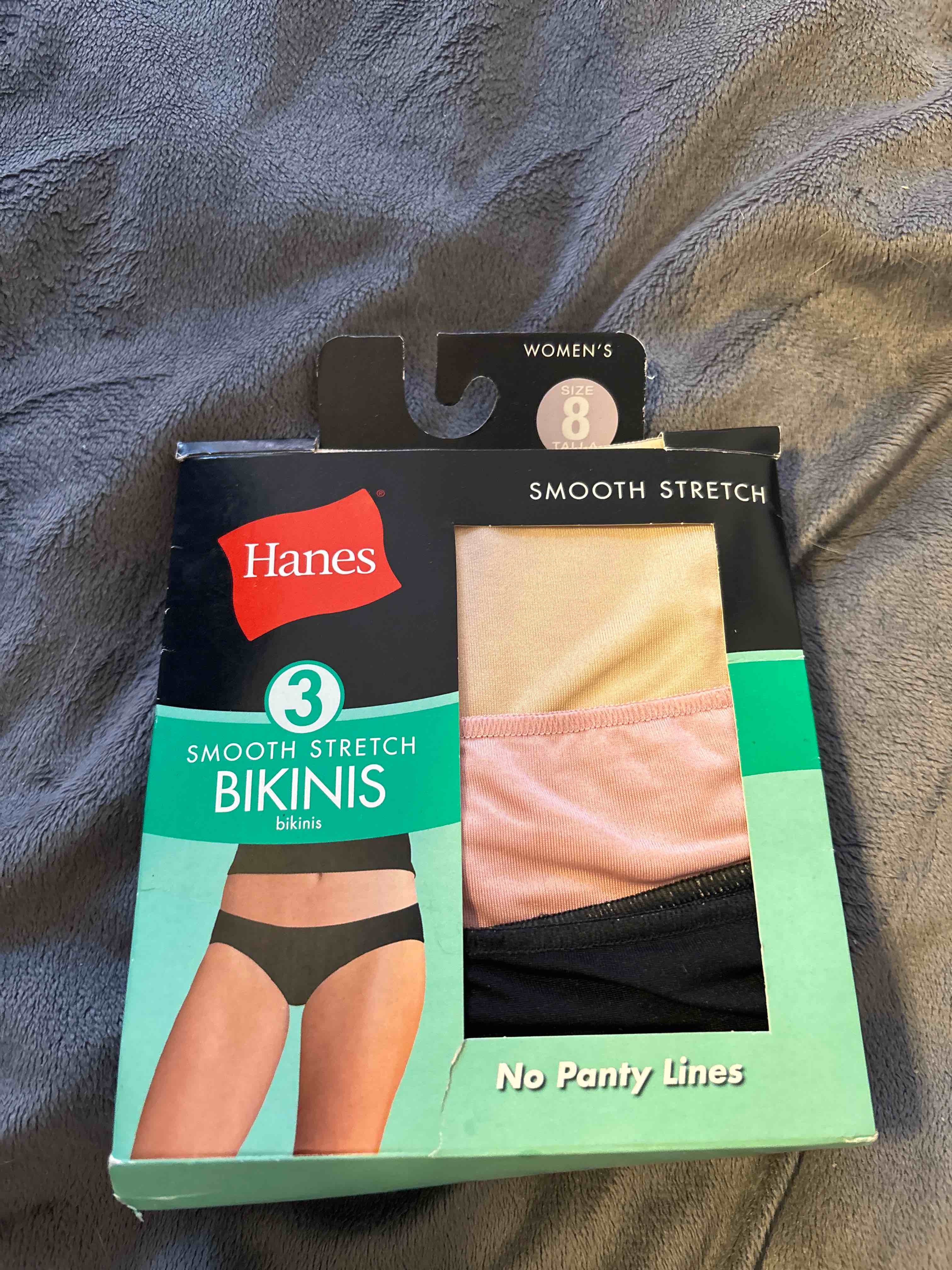 Hanes bikini briefs size 8