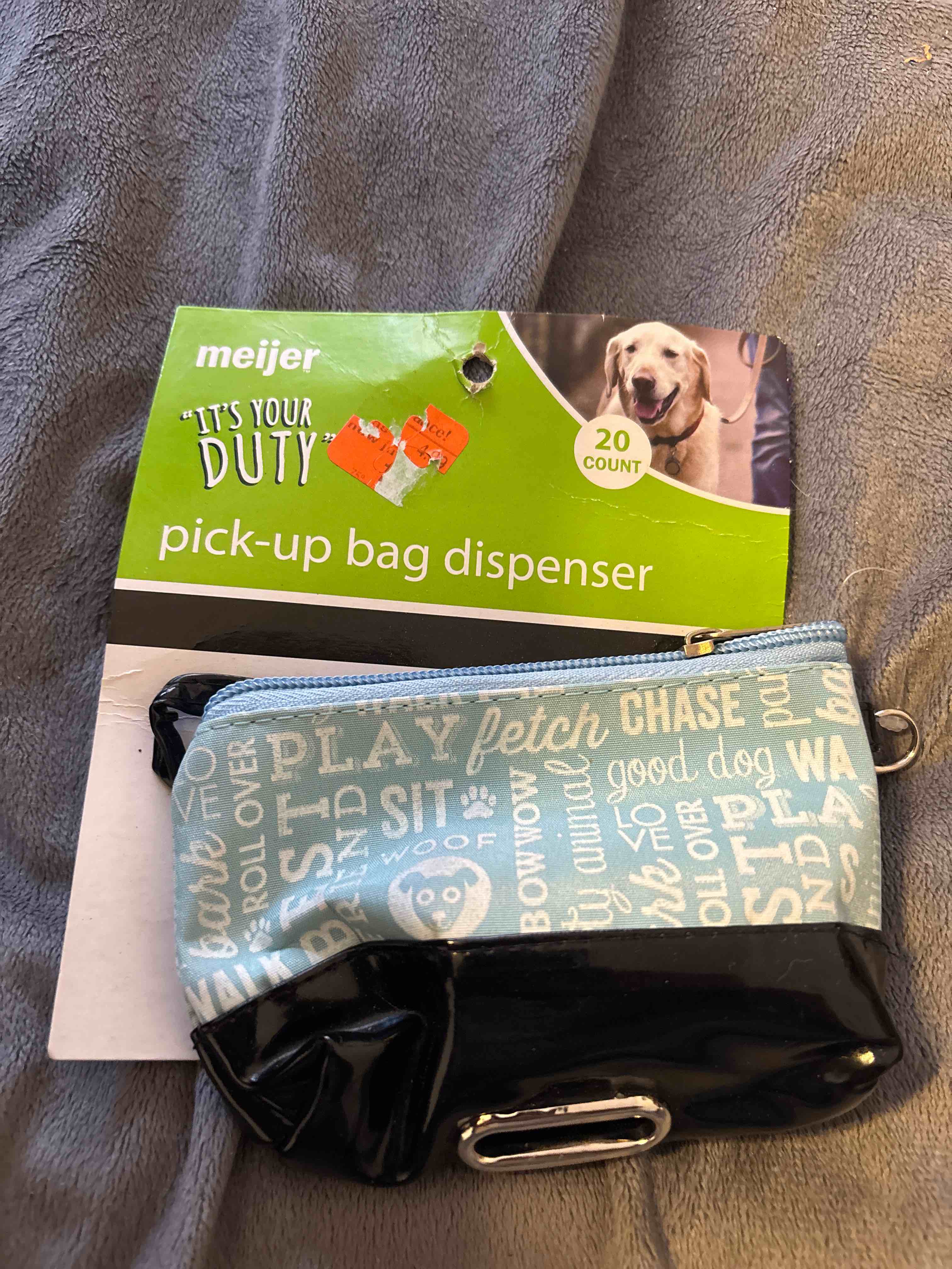 dog waste collection bag includes bags
