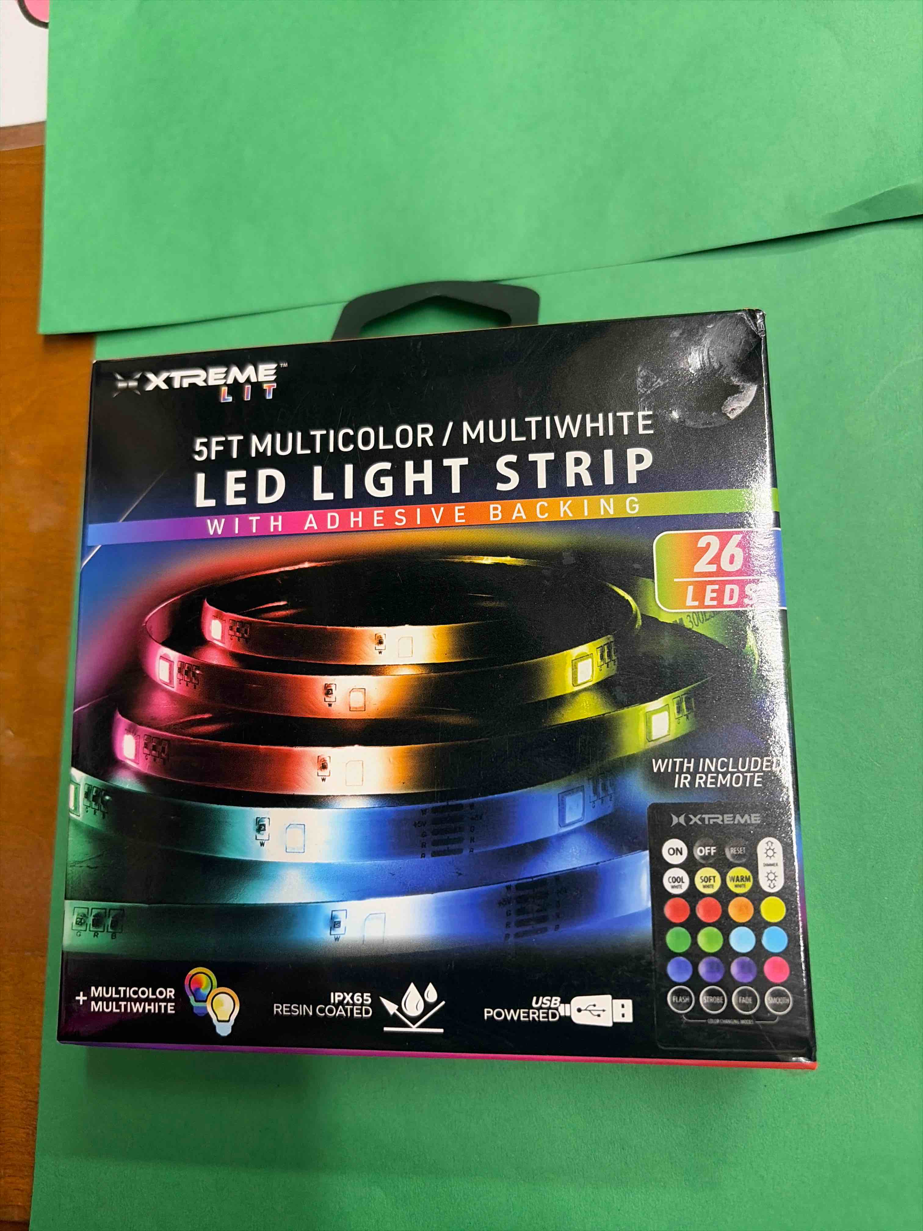 LED light strip with remote