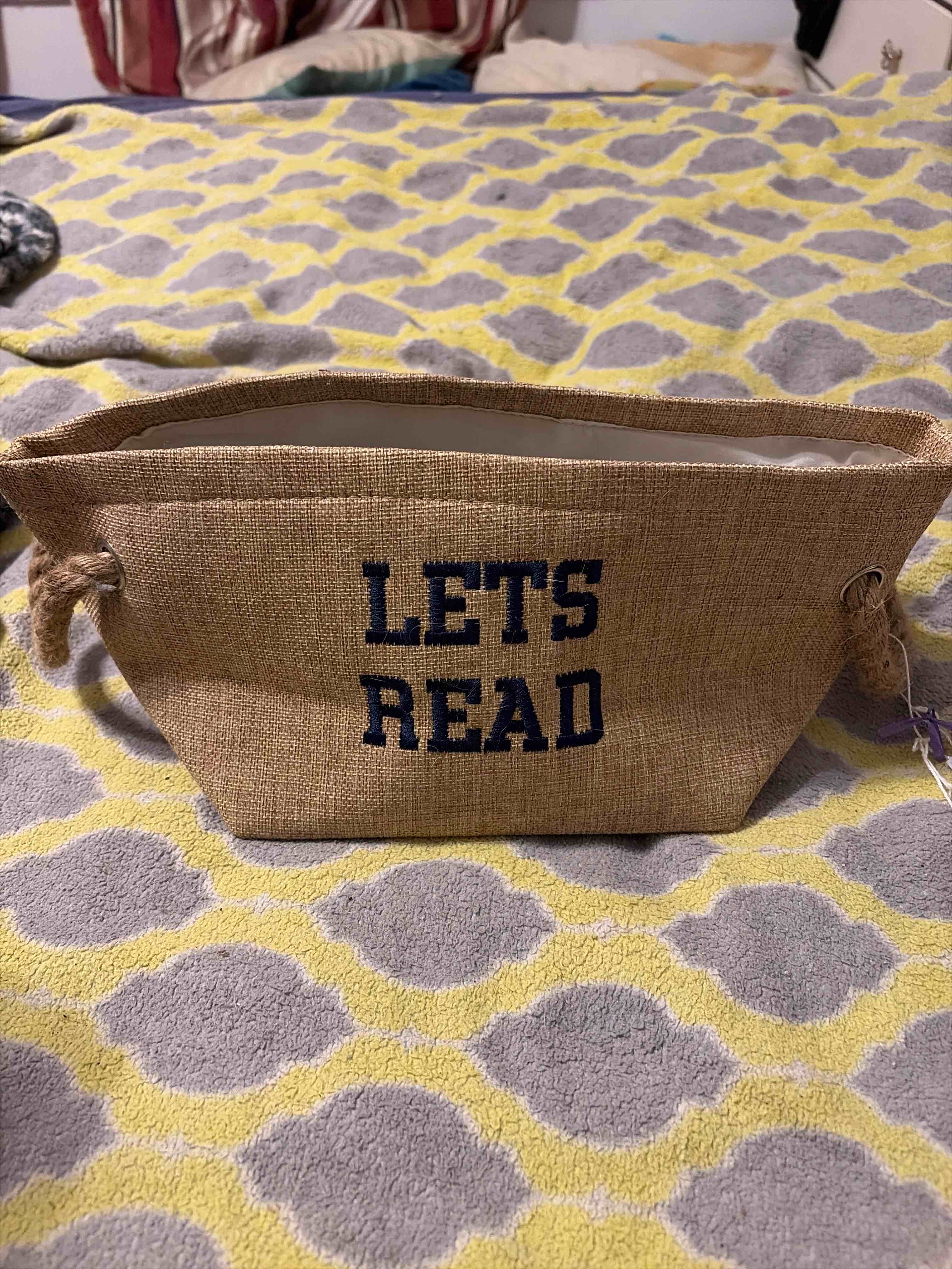 initials-inc let’s read bag