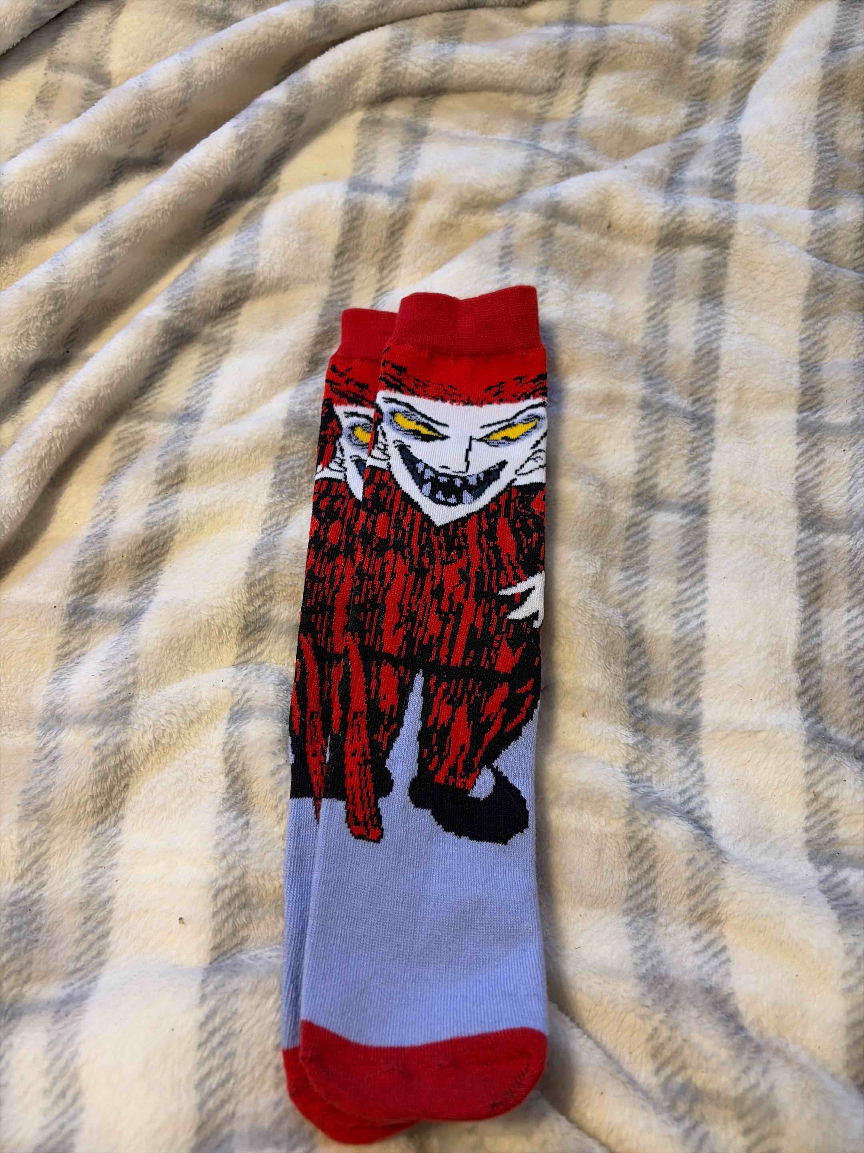 Condition photo showing New/Like New for adult size socks