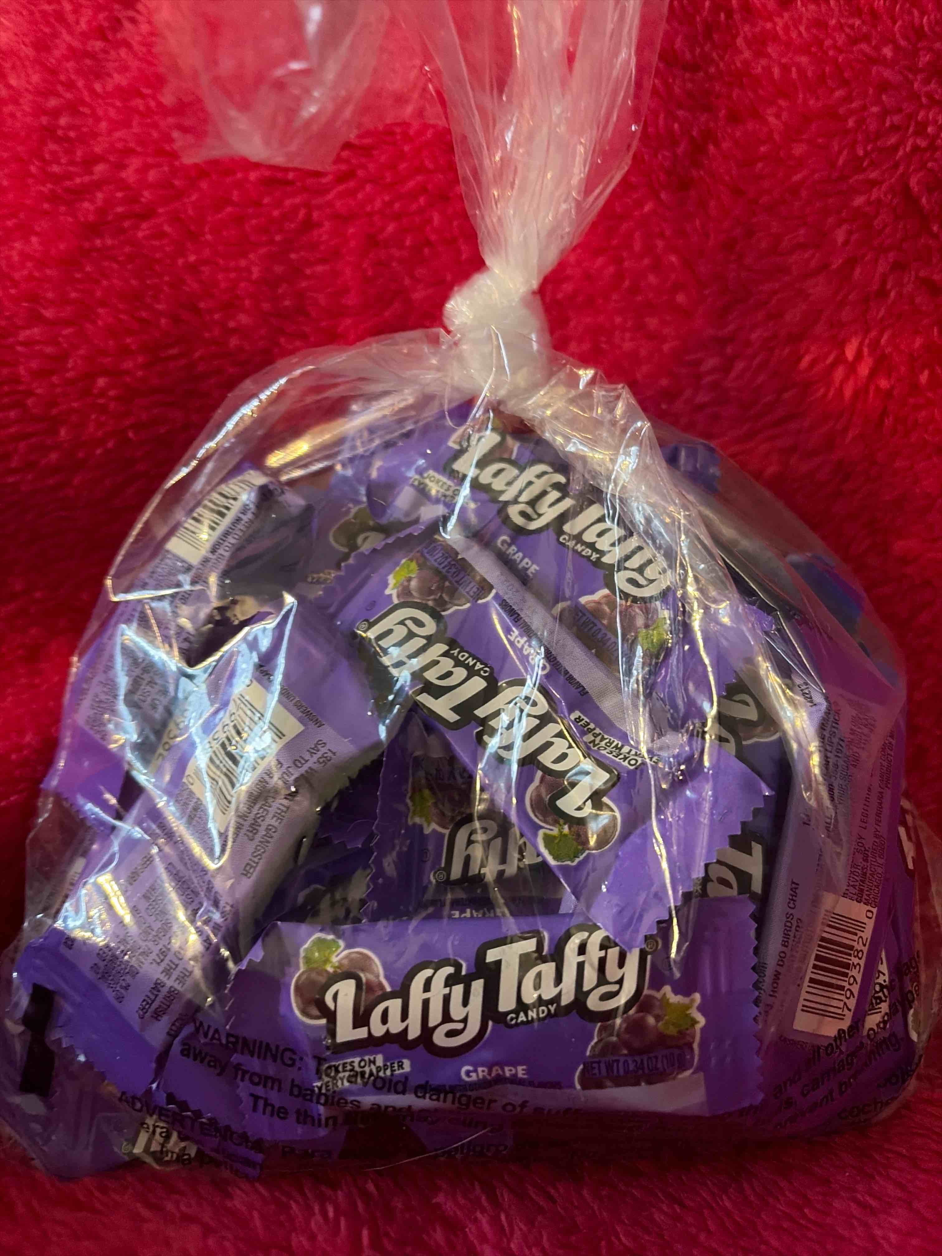 Condition photo showing New/Like New for 50 grape Laffy taffy