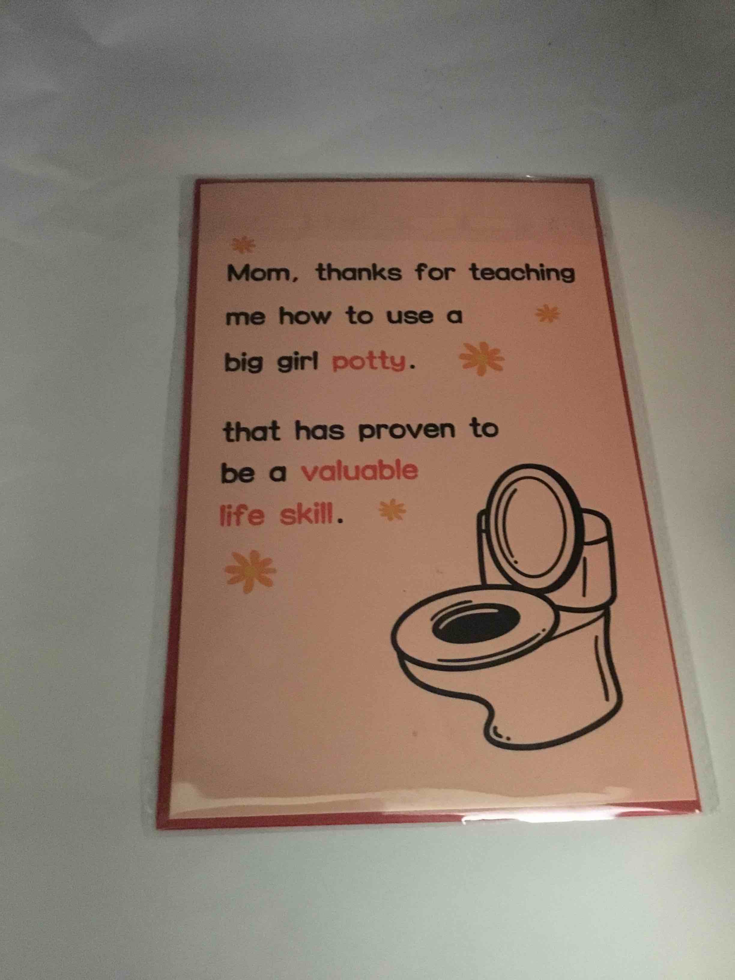 Mother's Day Card Mom Birthday Cards, Funny Birthday Card Gift for Mom, DTK-68