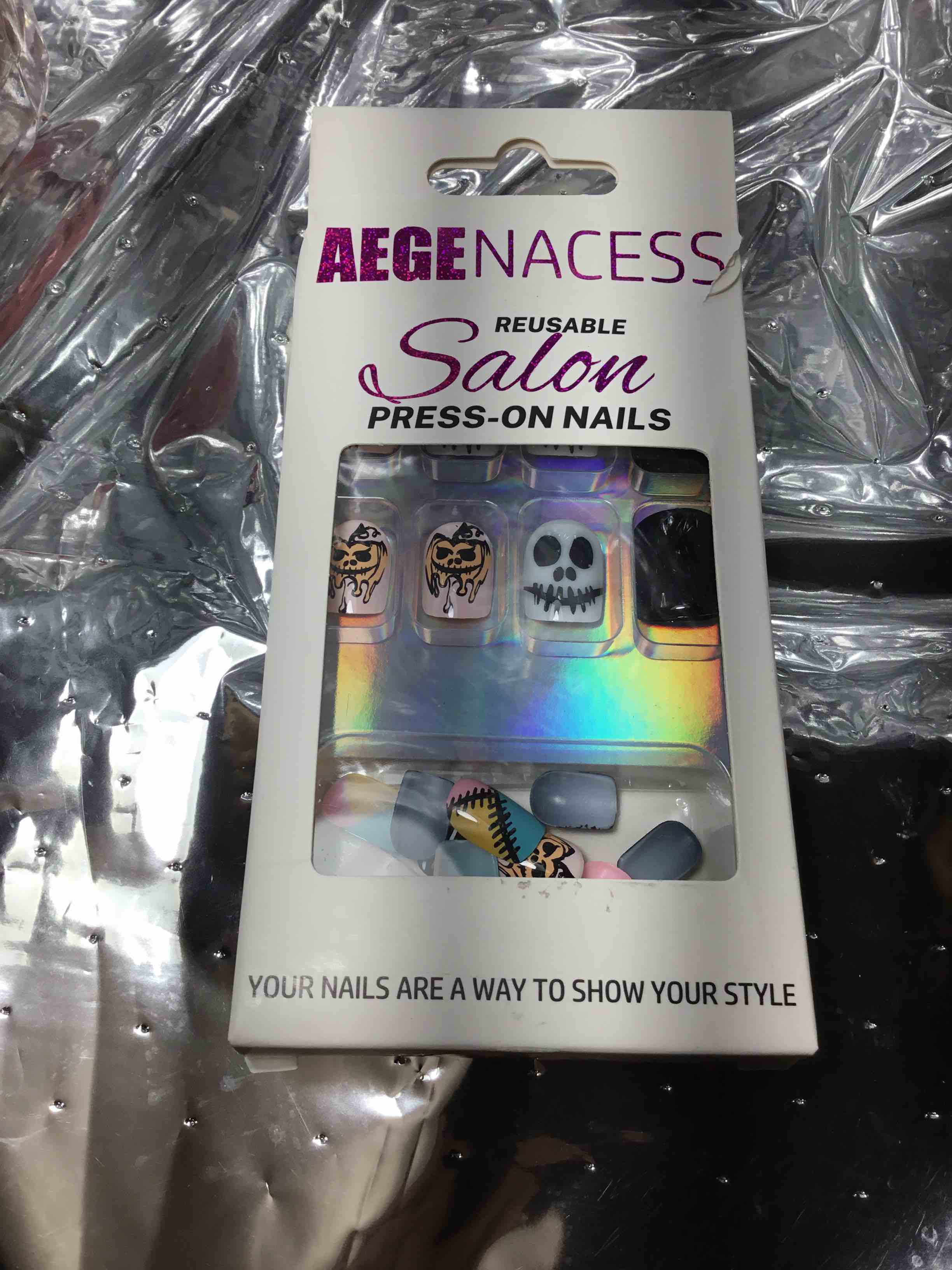  Halloween press on nails