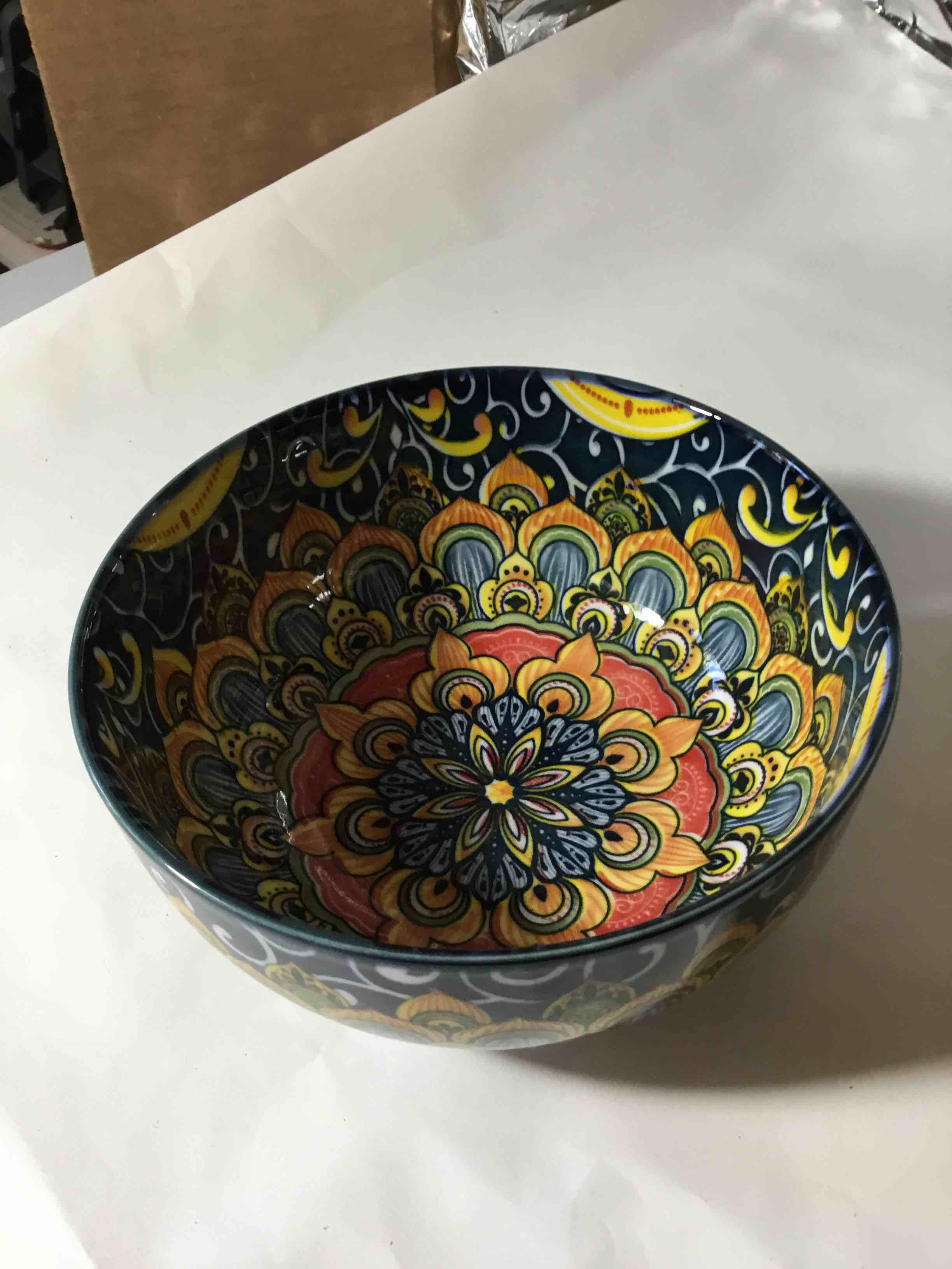 Vancasso Bohemian style 6 inch wide bowl