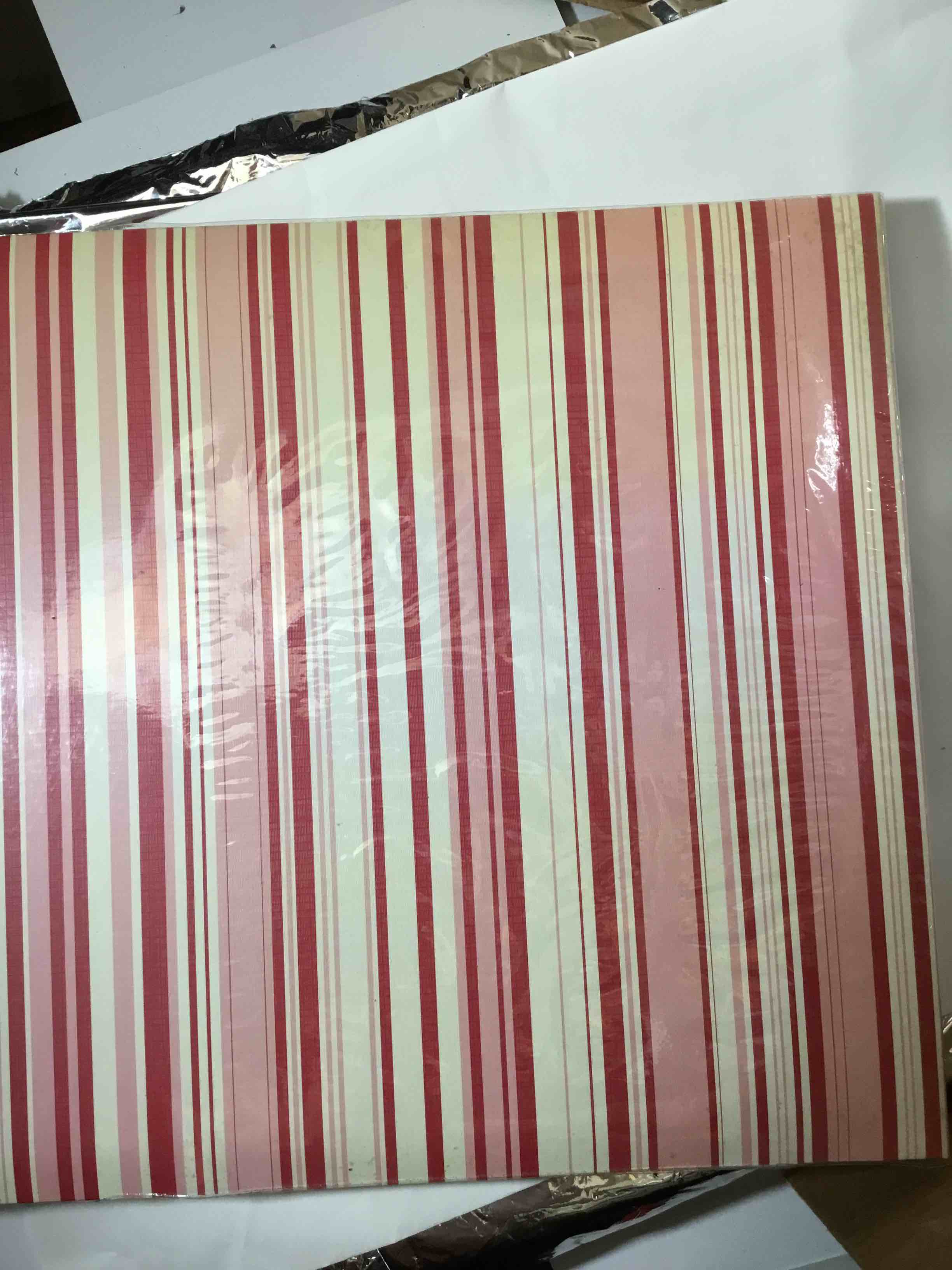 Scrapbook album with page protectors