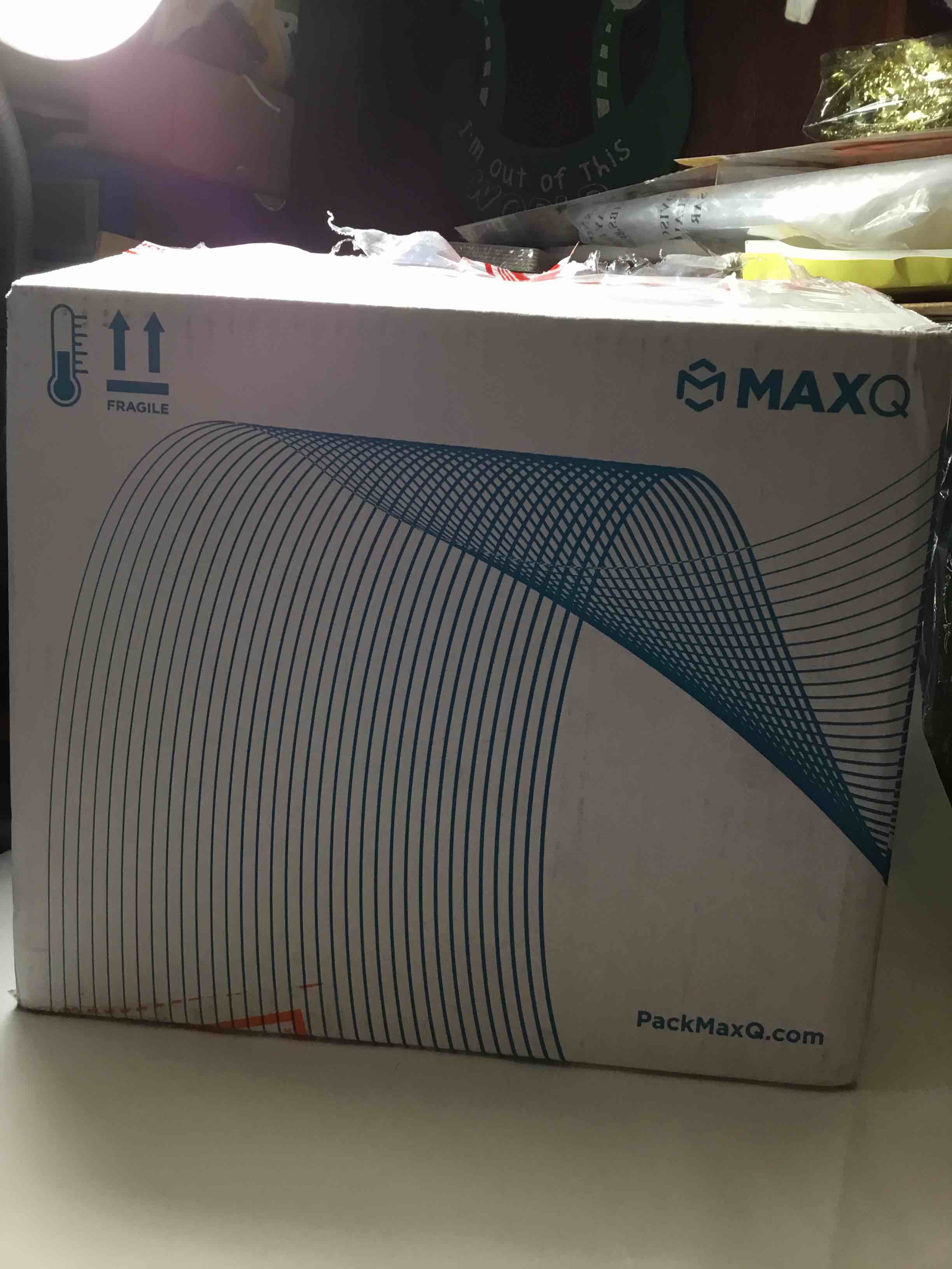 Temperature-controlled shipping box