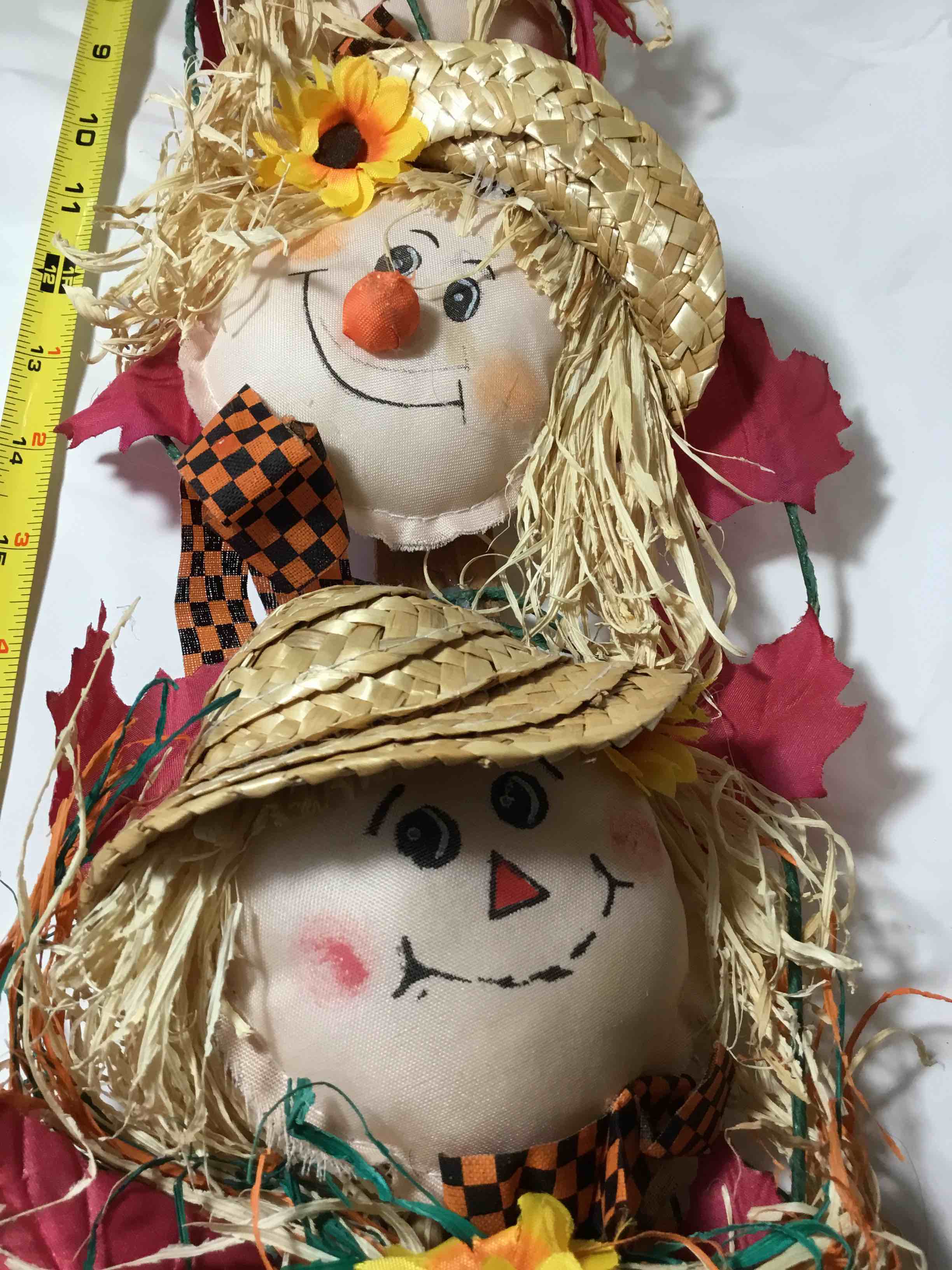Stacked scarecrow decoration
