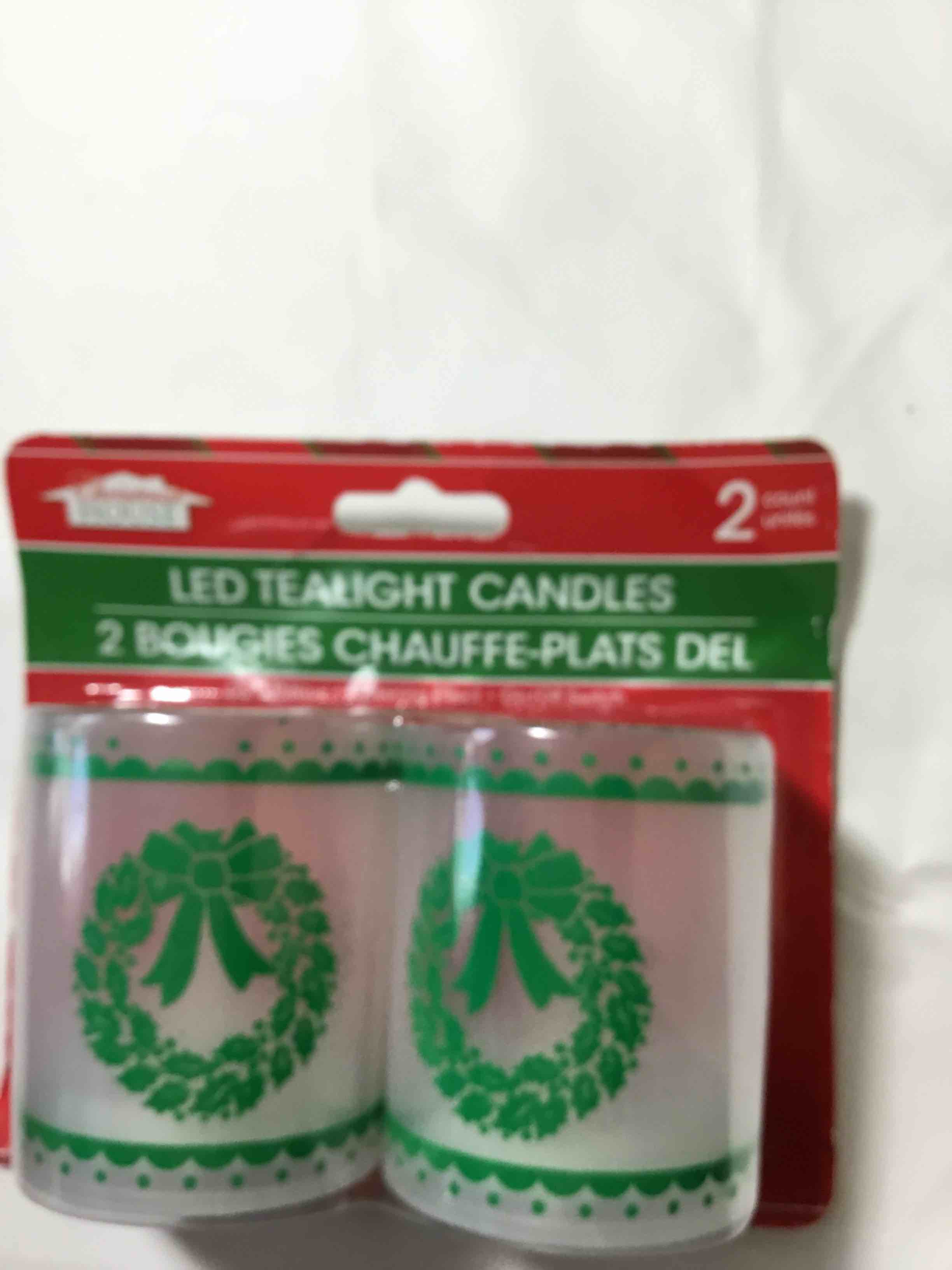 Christmas House LED Tealight Candles