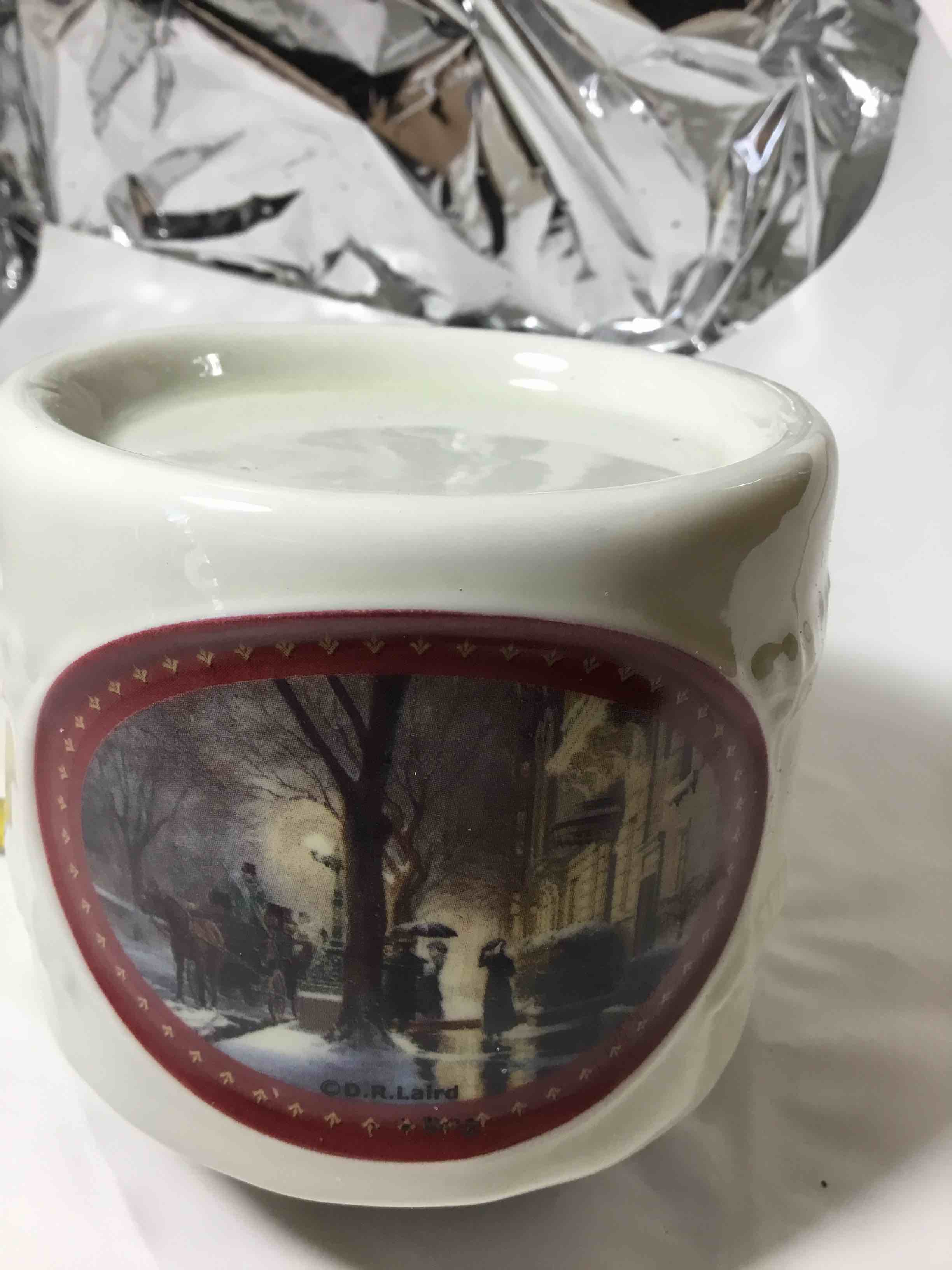 thomas kinkade votive candle holder