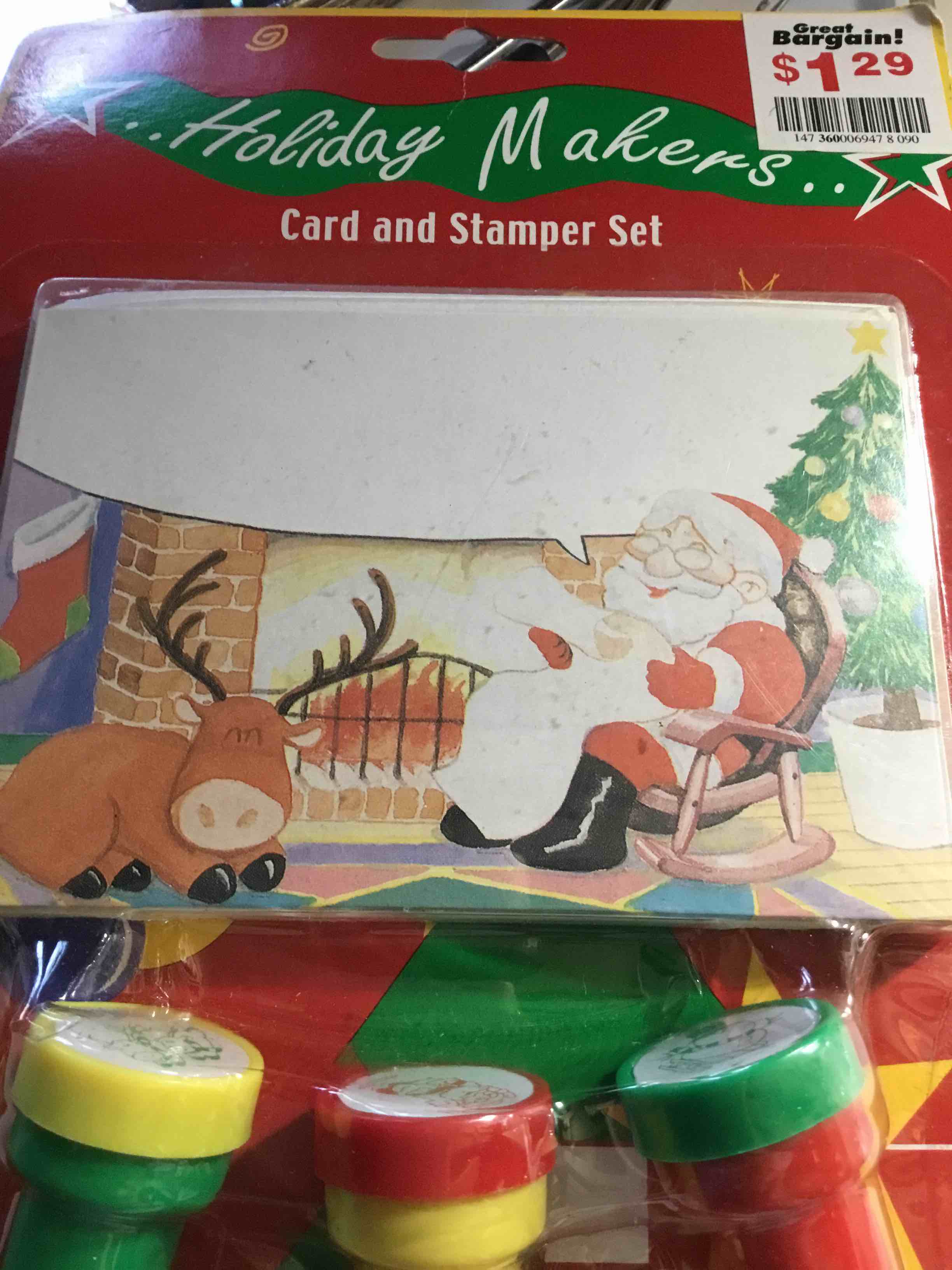 Holiday Makers" Card and Stamper Set