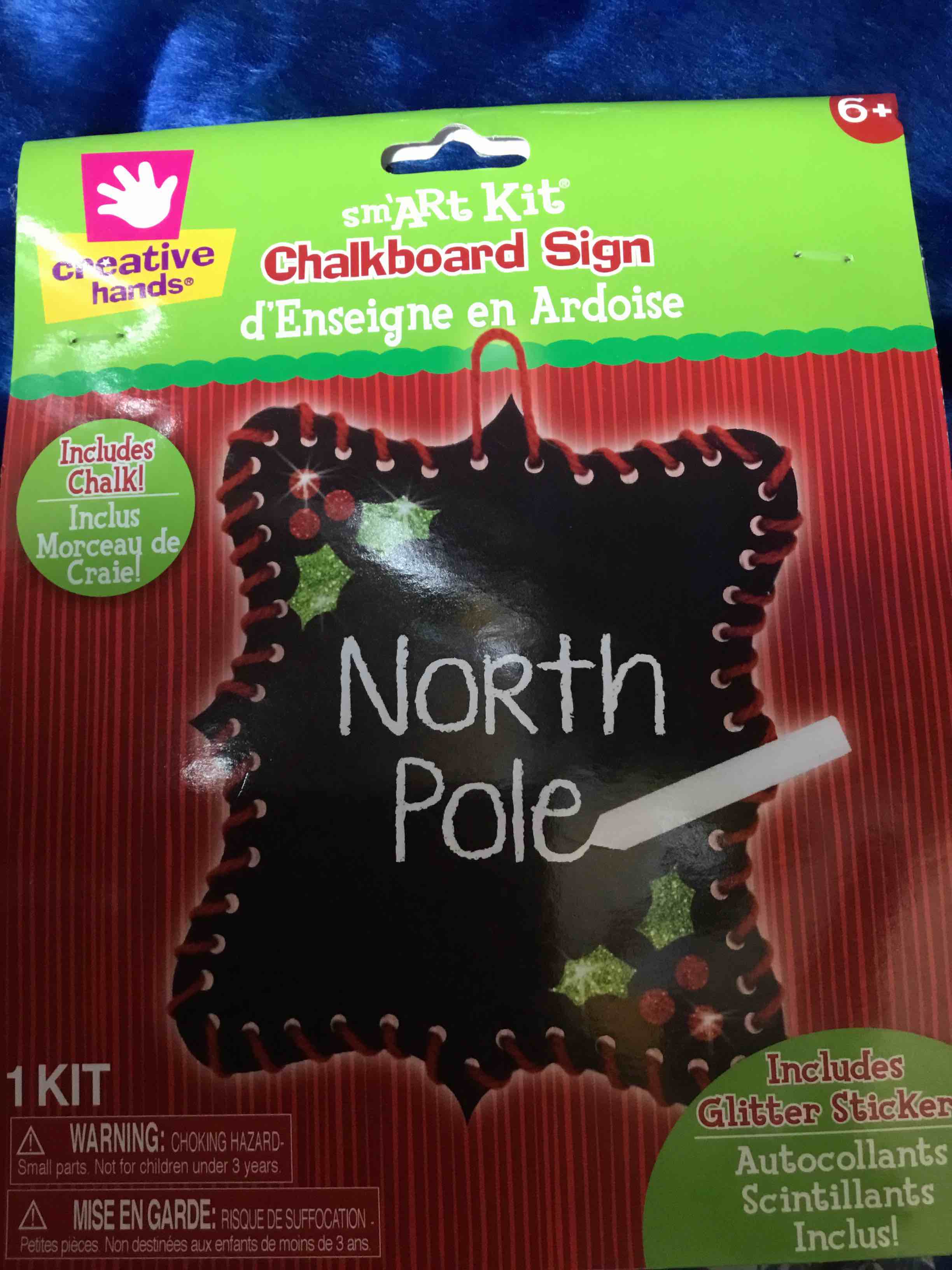 "Creative Hands smART Kit Chalkboard Sign" craft kit