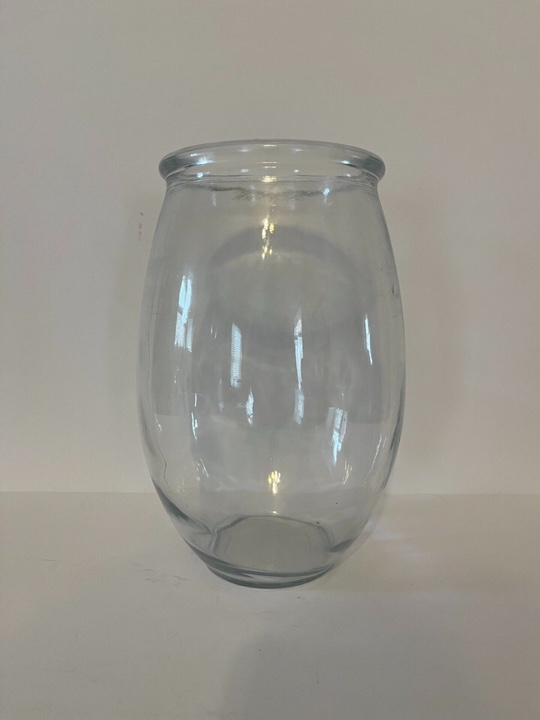 Large Clear Rose Vase