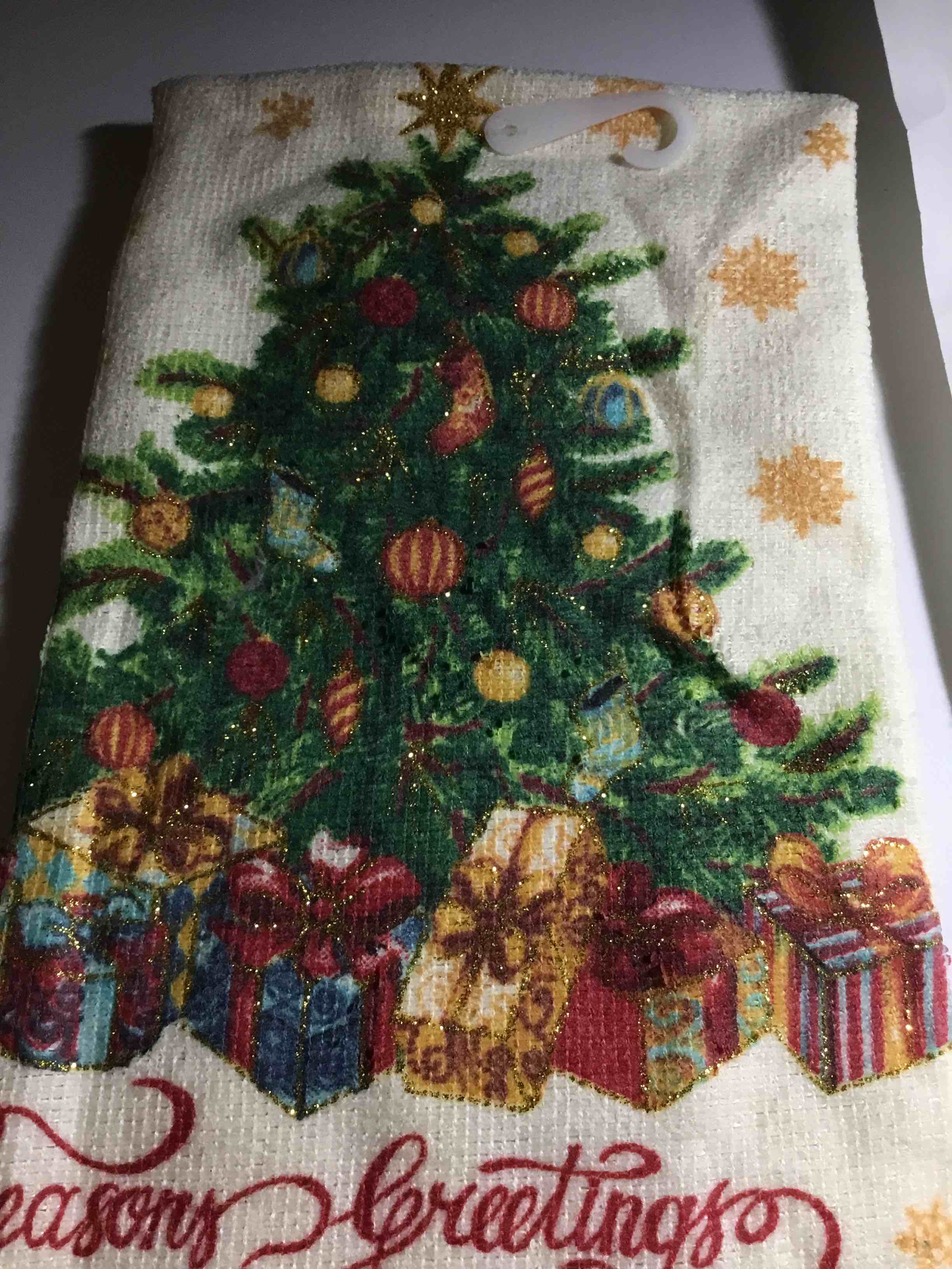 Kitchen Hand Towelpolyesterchristmas Tree Seasonal Xmas15 X 25