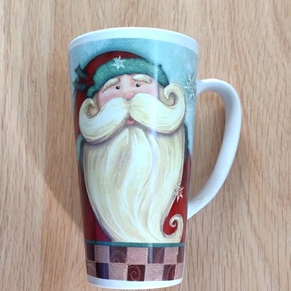 Santa Claus Tall Christmas Mug