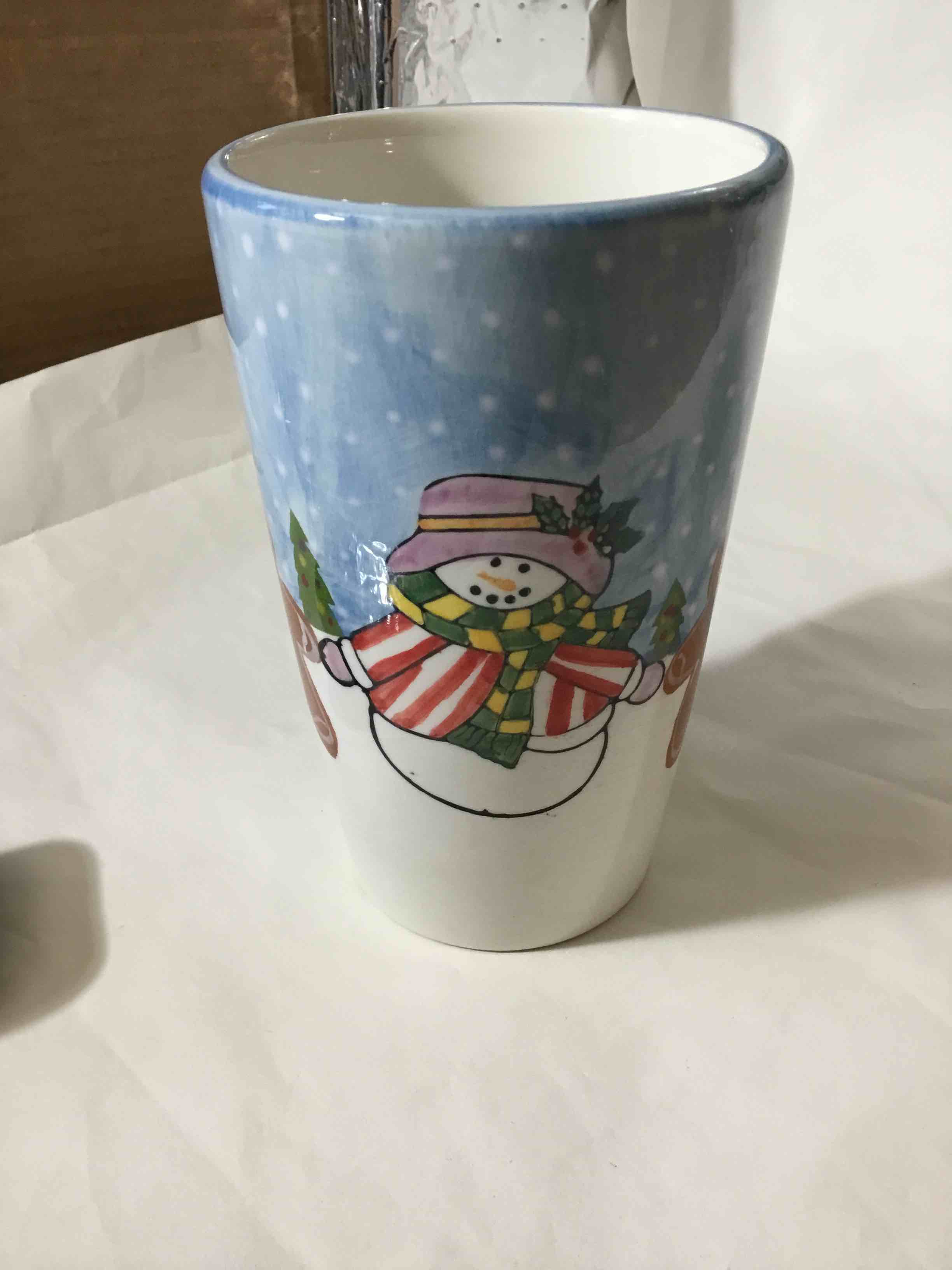 Ceramic Christmas-themed mug