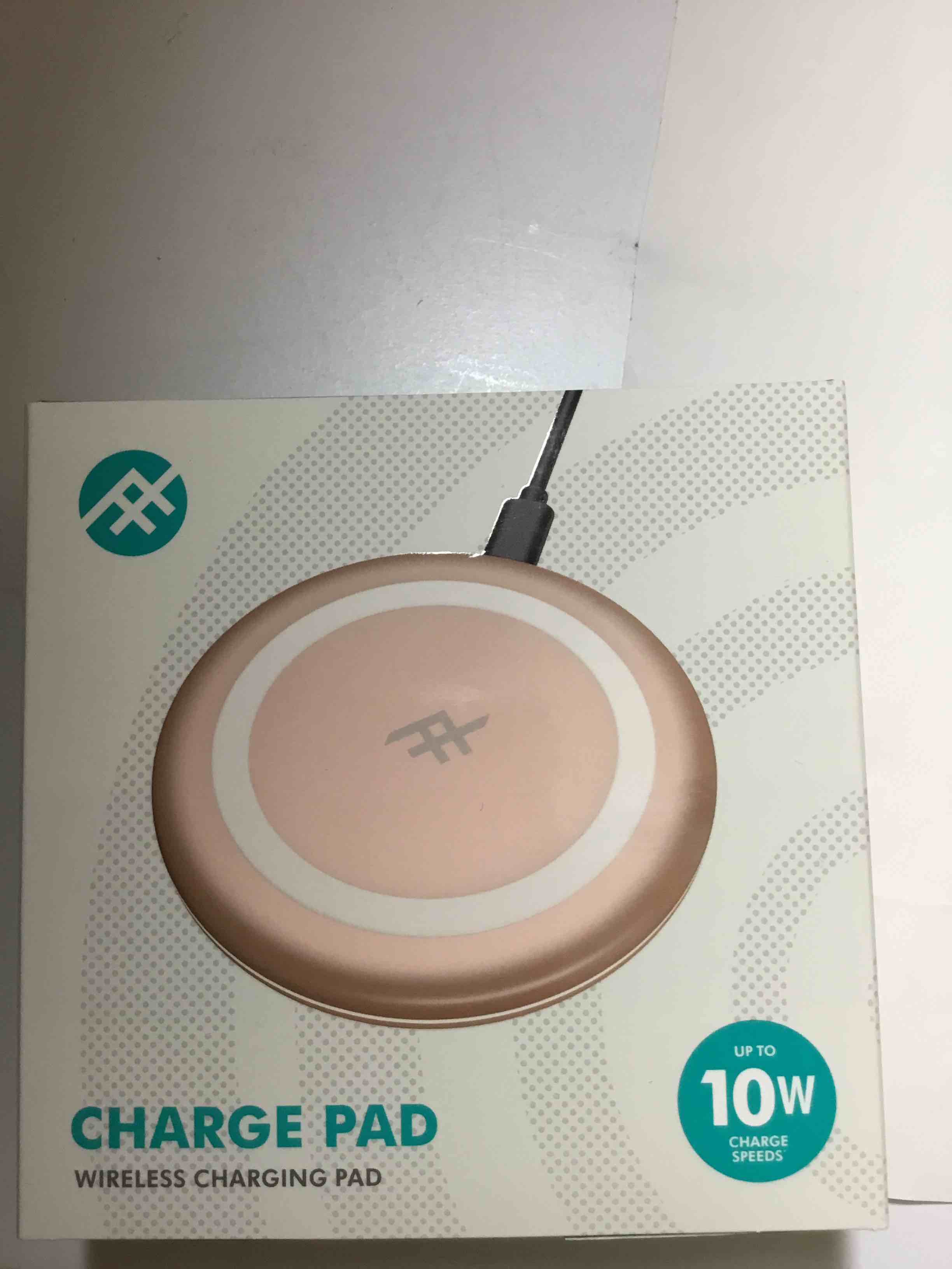 iFrogz Zagg 10w Wireless Charging Pad PINK Charger New in Box