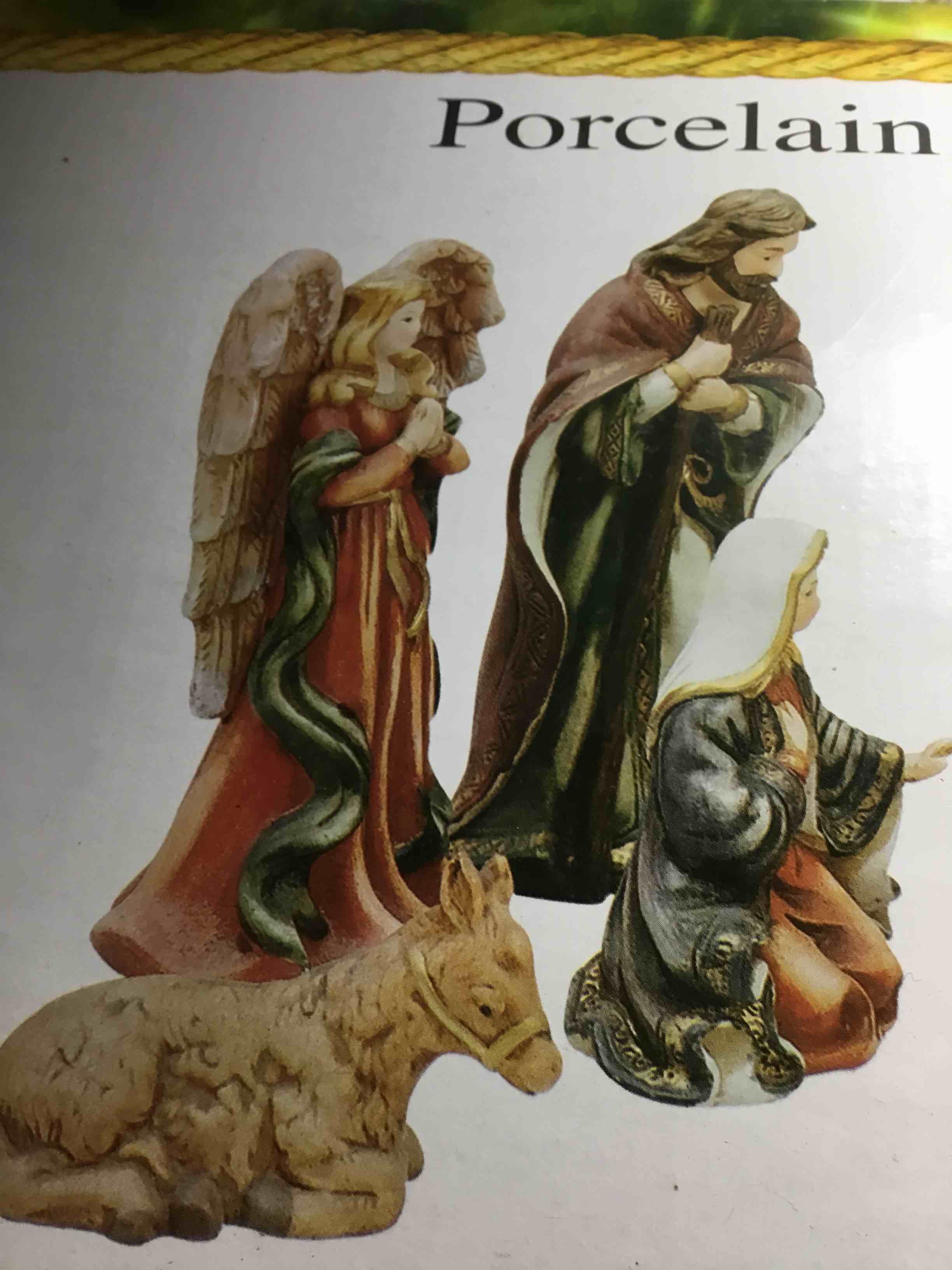 Porcelain Nativity, ceramic