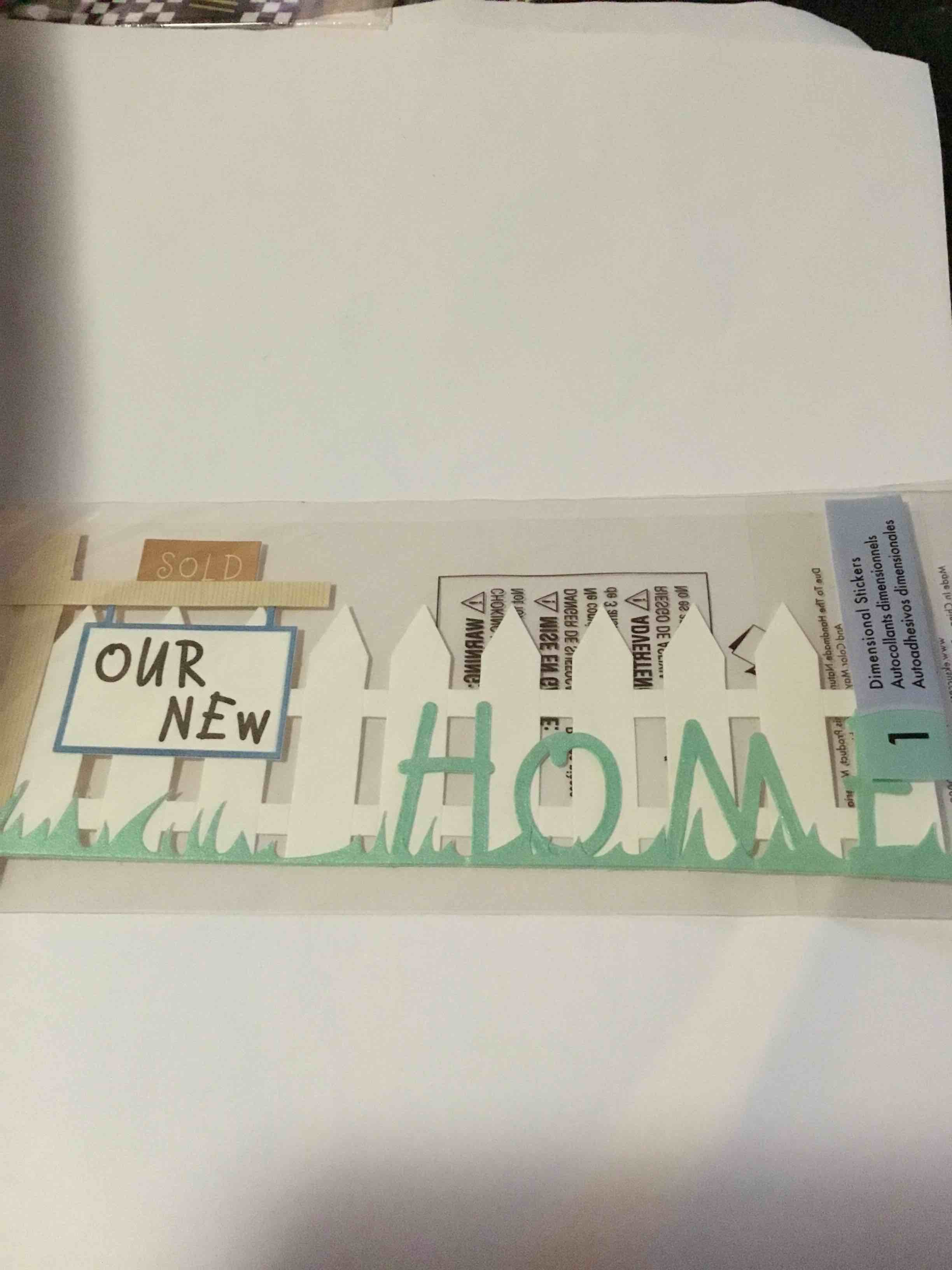 A Touch Of Jolee's "our Home" Dimensional Stickers
