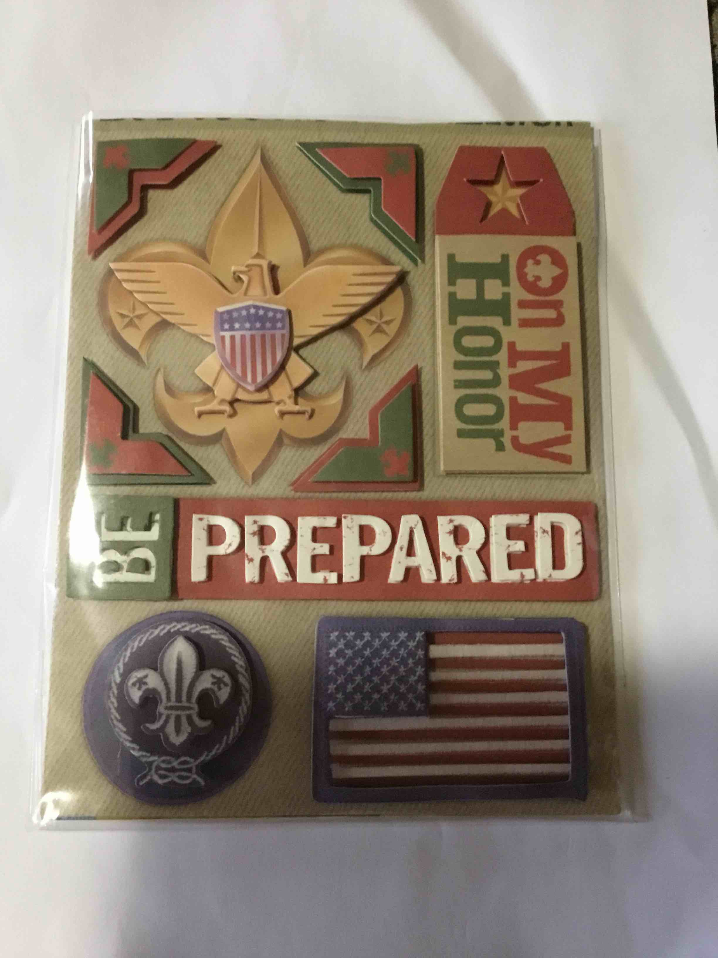 K&co Grand Adhesions Stickers - Boy Scouts Of America - Be Prepared
