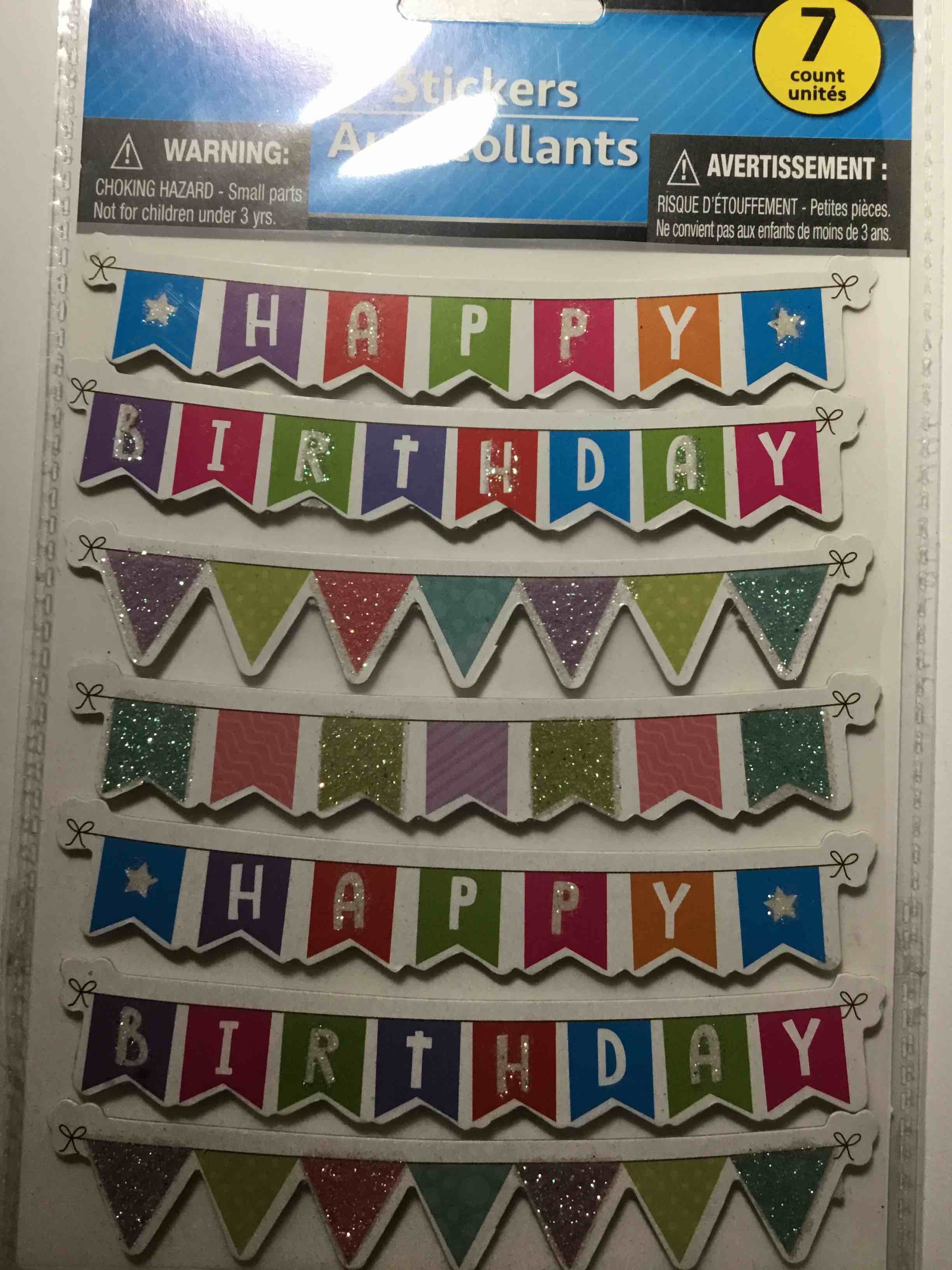 Happy Birthday Phrases & Sentiments Scrapbooking Stickers By Crafter's Square