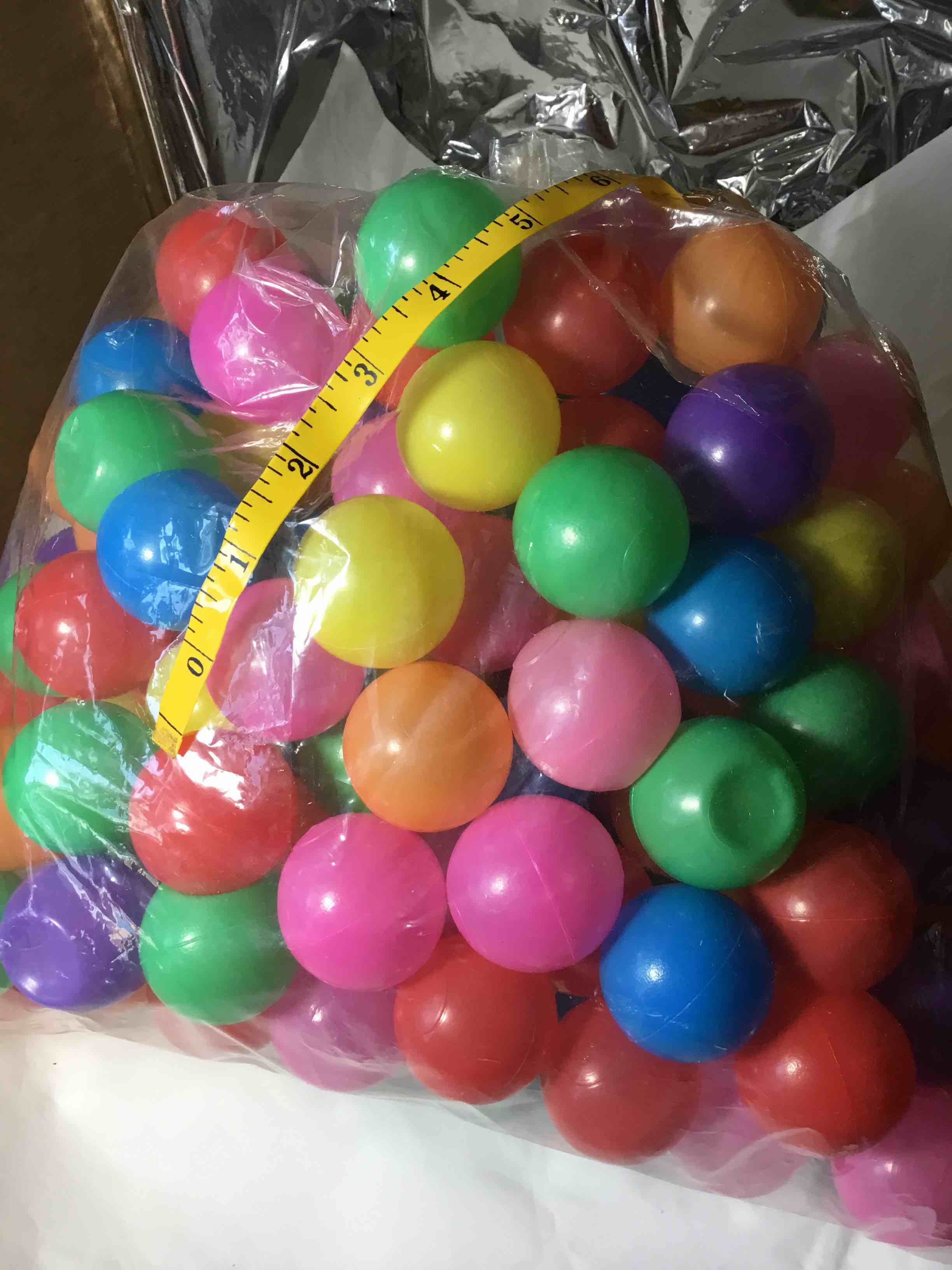 Small ball pit balls