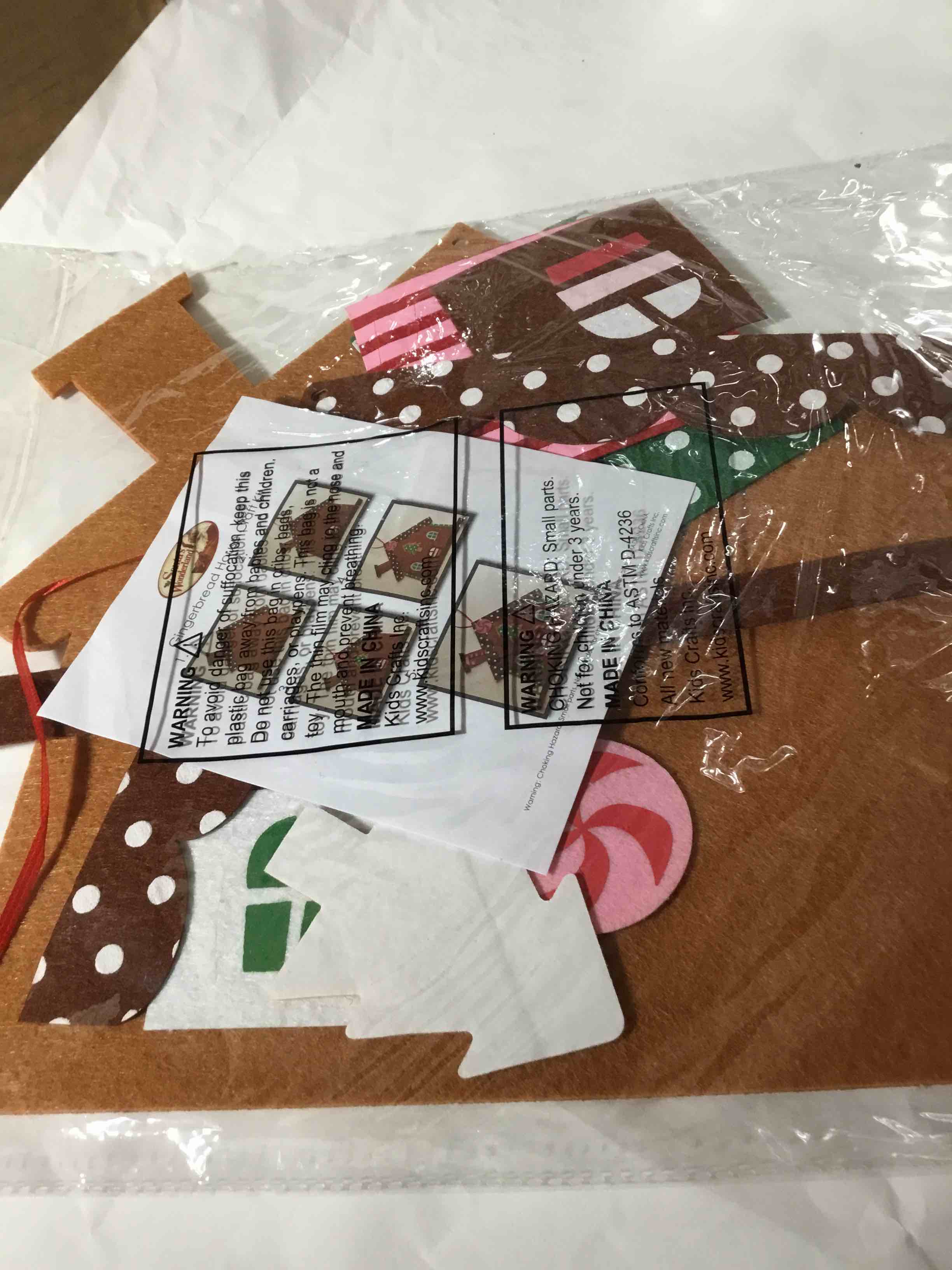 Kids Crafts Inc. gingerbread house craft kit.  