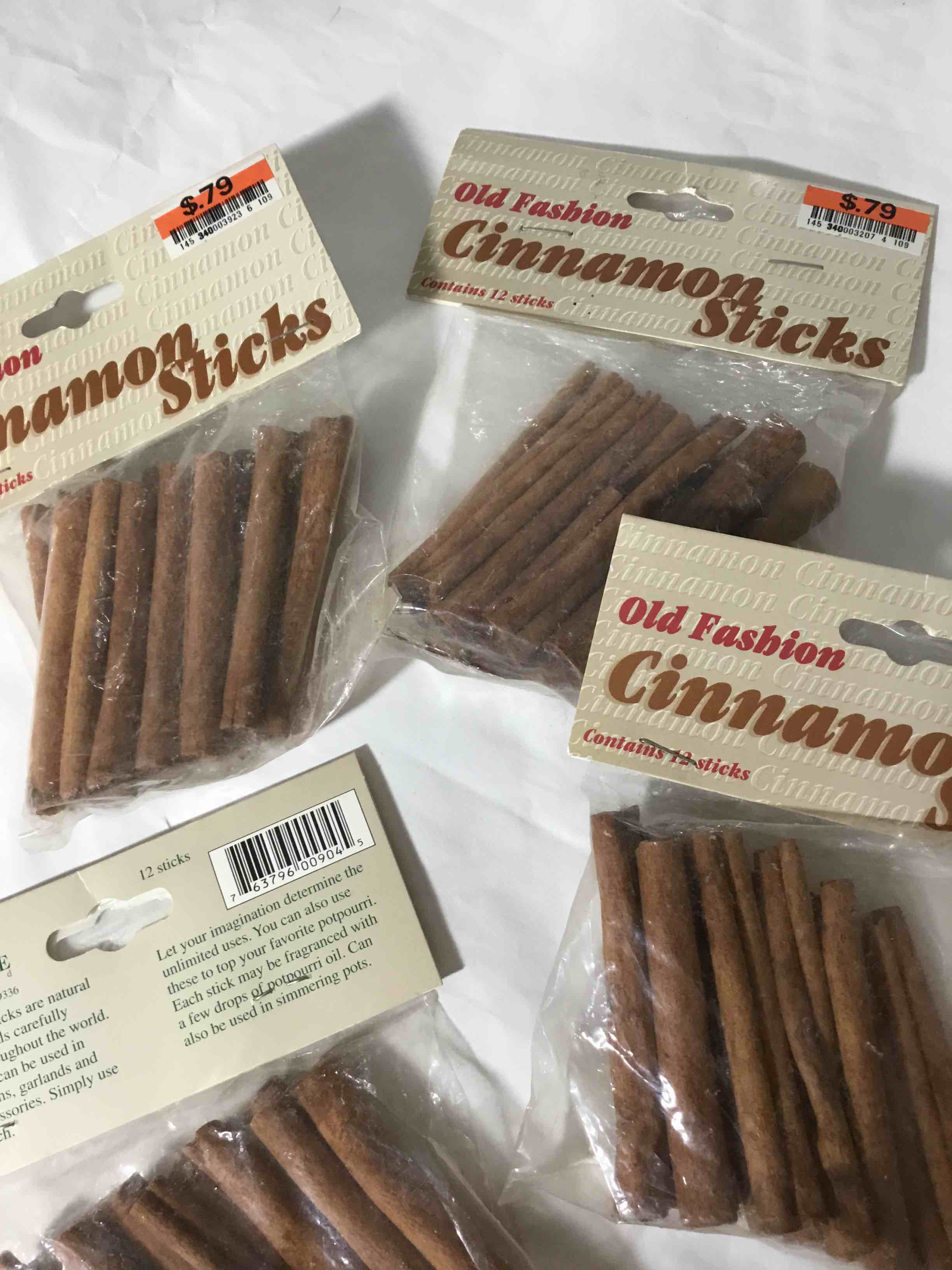 Package of Old Fashion Cinnamon Sticks 12pack
