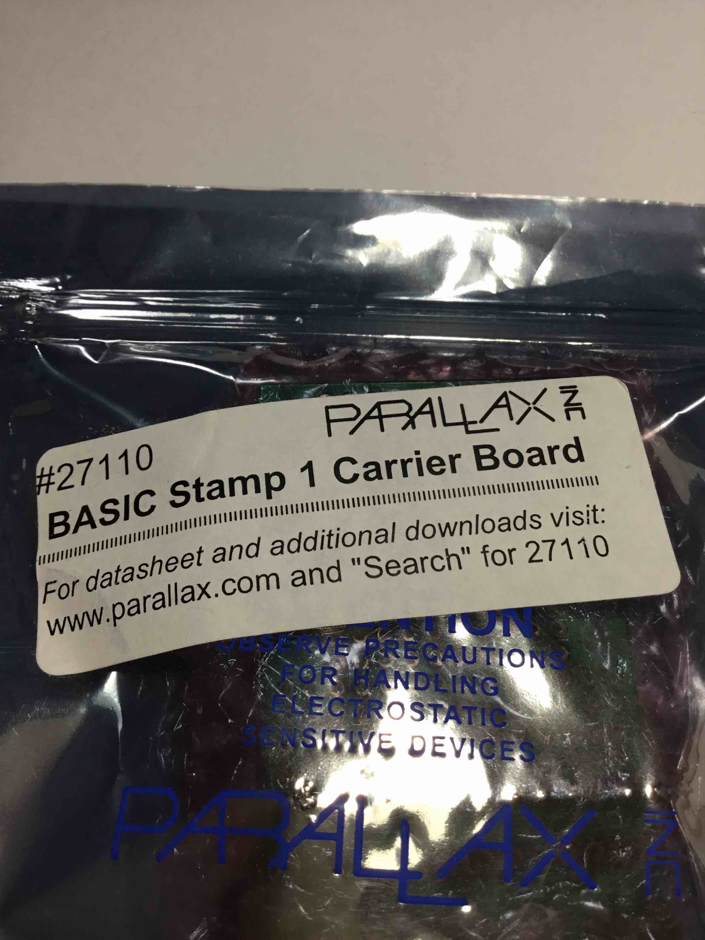 Basic Stamp 1 carrier board