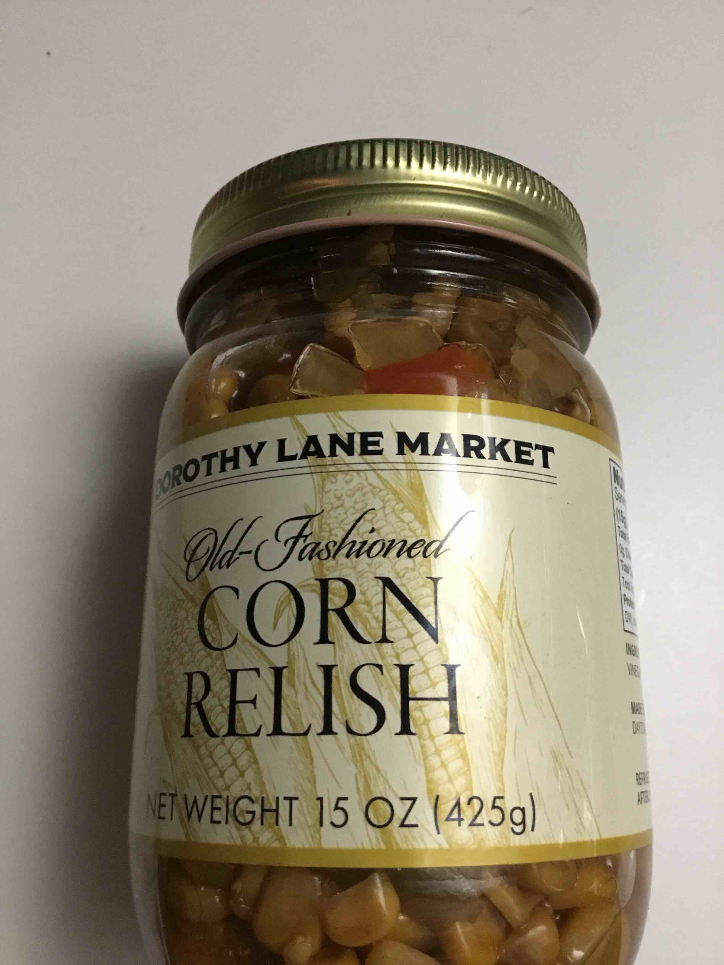 Dorothy Lane Market old fashioned CORN RELISH