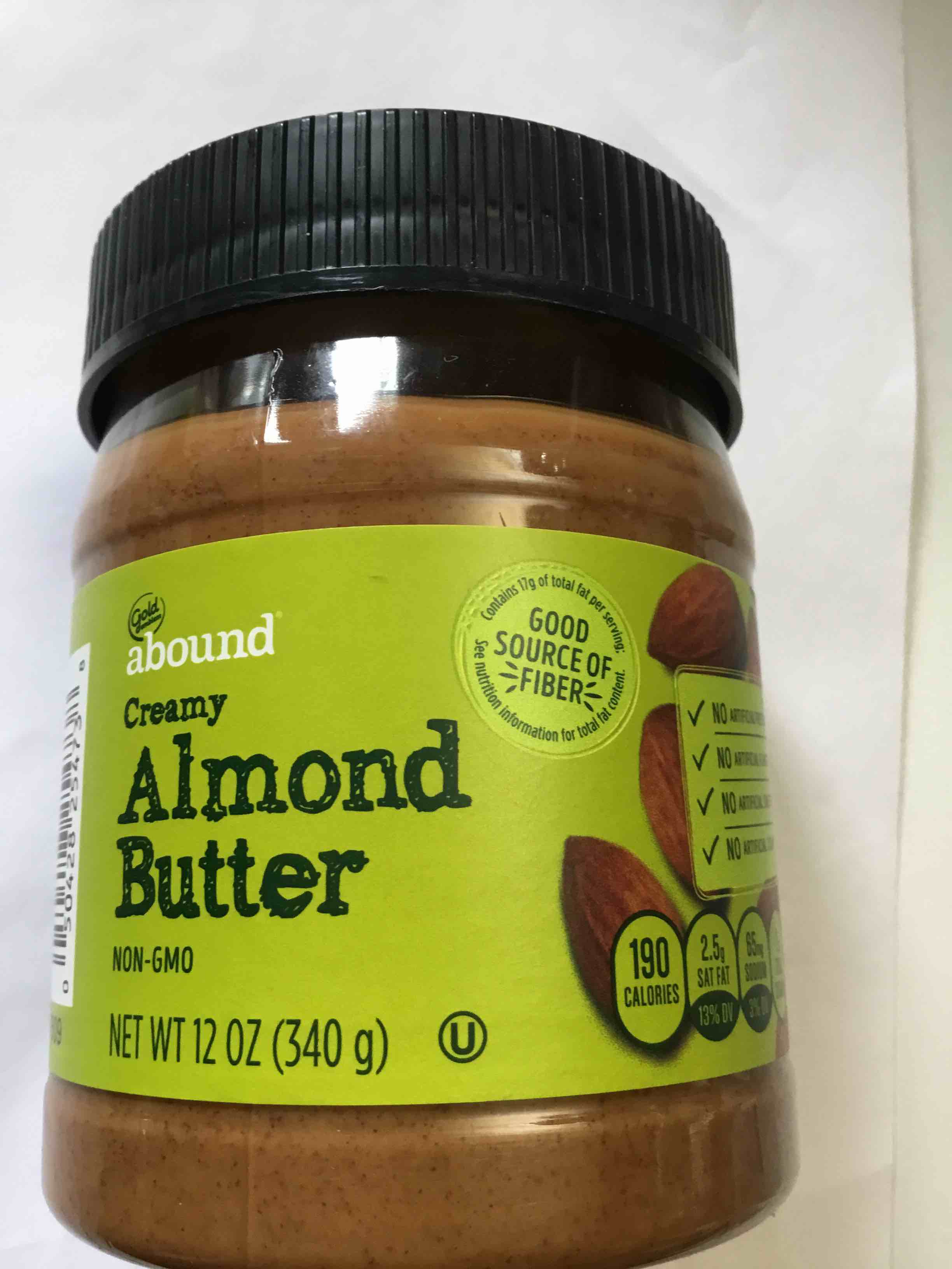 Gold Emblem Abound Non-GMO Creamy Almond Butter 12oz