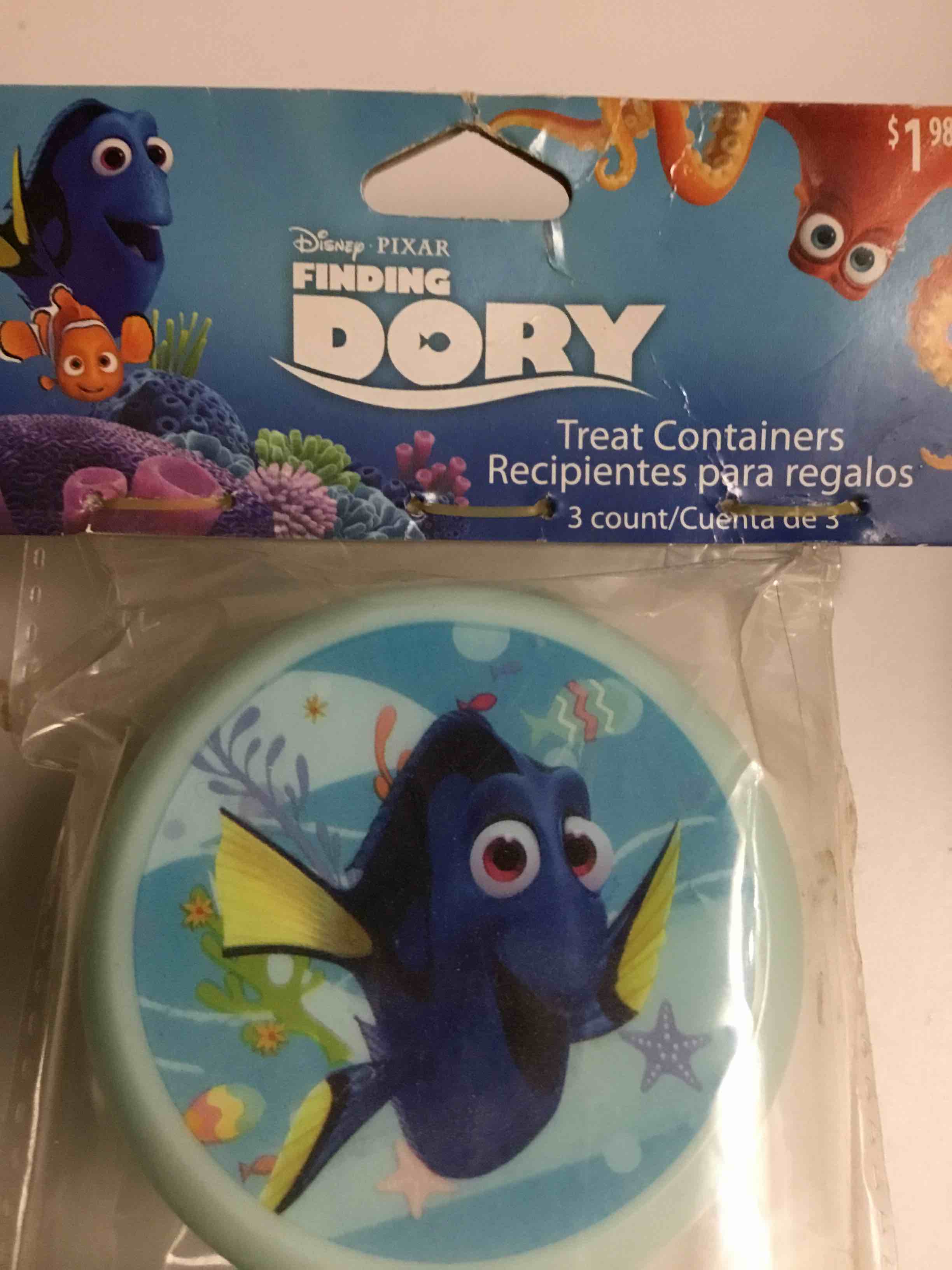 Disney’s Finding Dory 3 Pack of Treat Containers