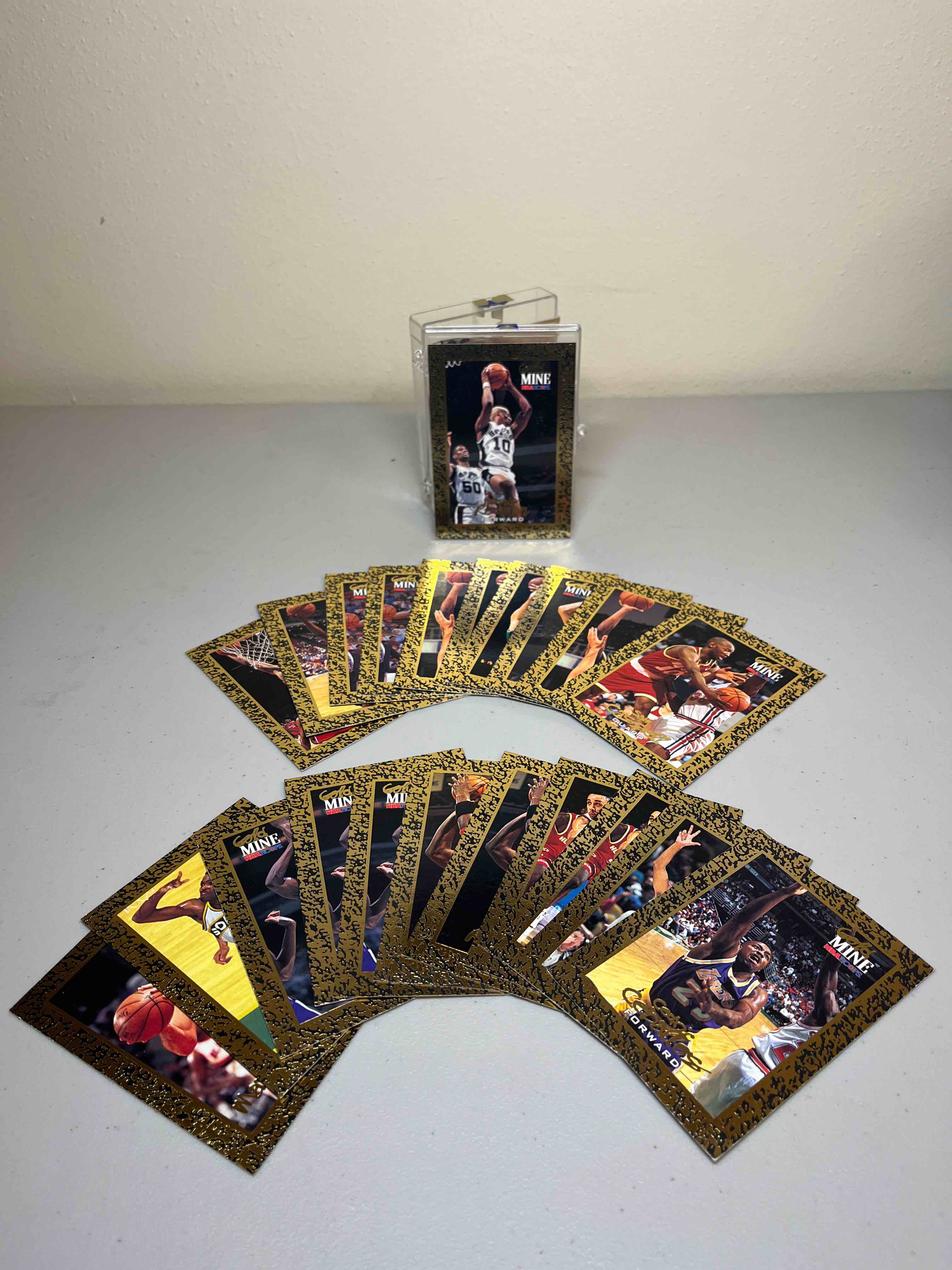 20+ count lot 1994-95 Skybox NBA Hoops Gold Mine Basketball Cards- Dennis Rodman Spurs card! Hoops Gold!