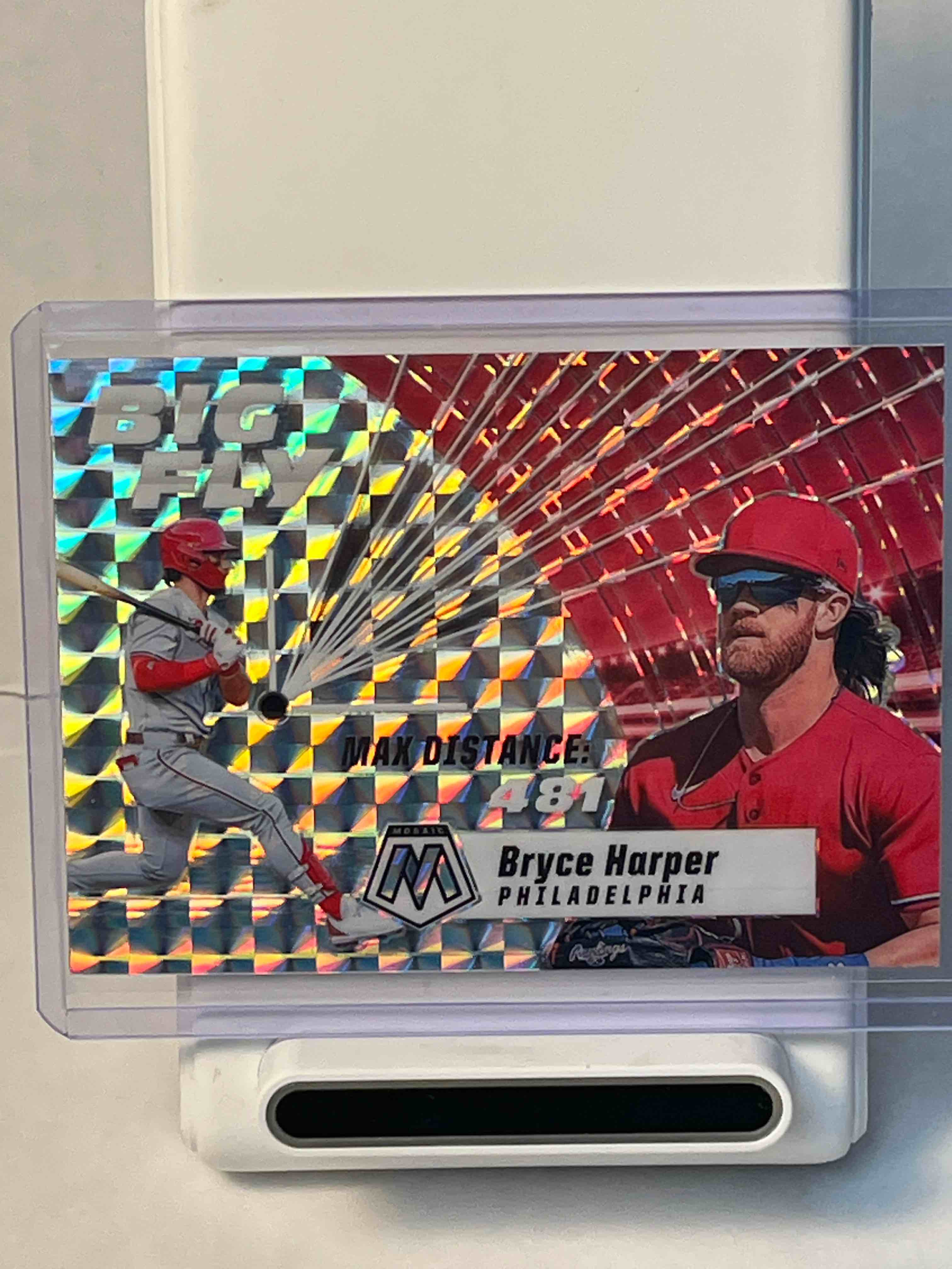 2021 Panini Mosaic Baseball Bryce Harper Big Fly Prizm #BF4- MLB Philadelphia Phillies- Toploaded. Pack Fresh Condition!!